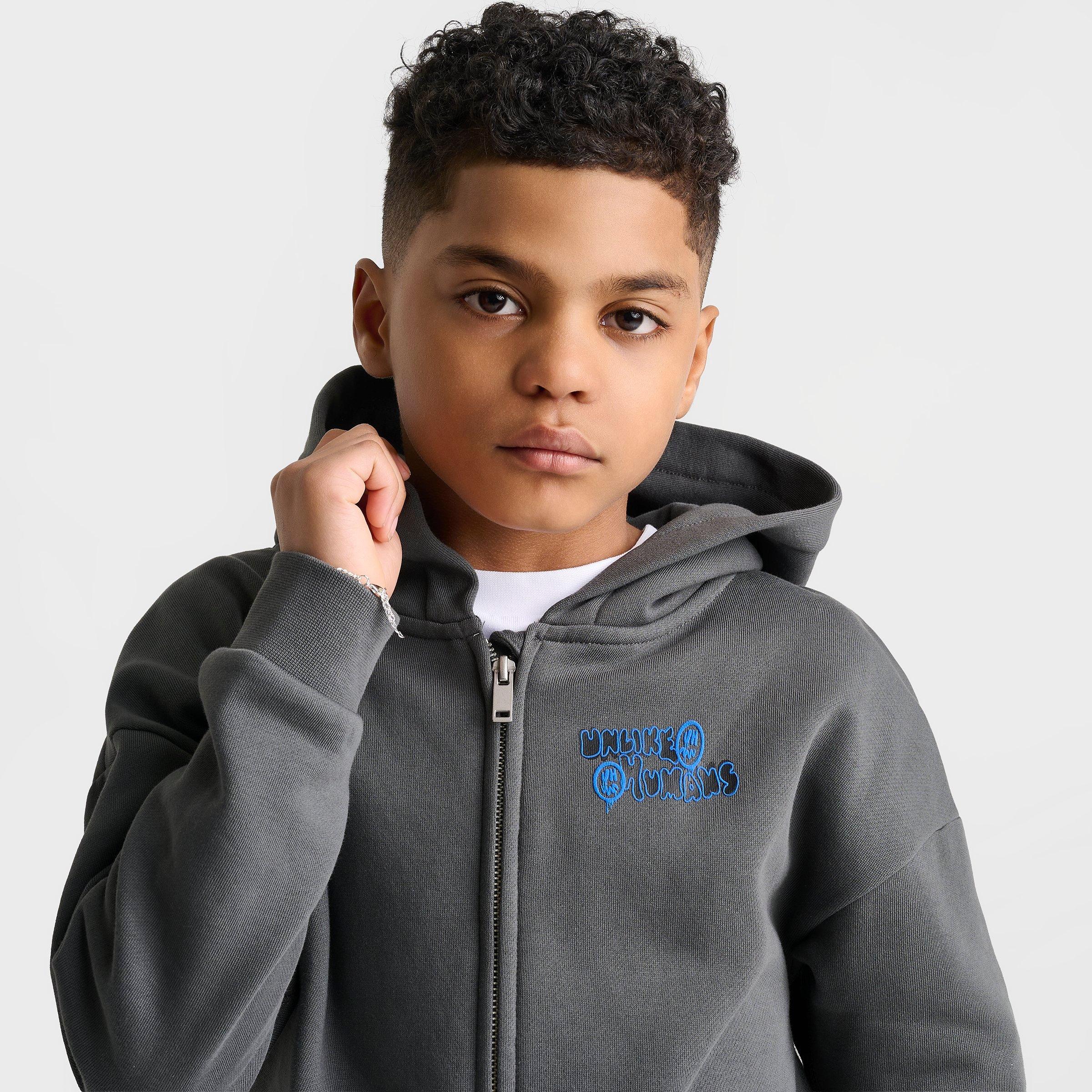 Big Kids' Unlike Humans Never Look Back Full-Zip Hoodie