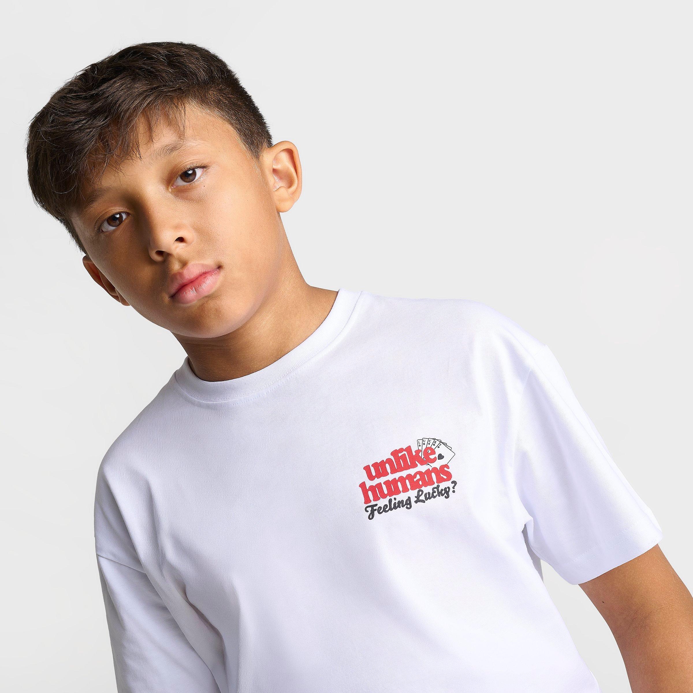 Big Kids' Unlike Humans Lucky T-Shirt