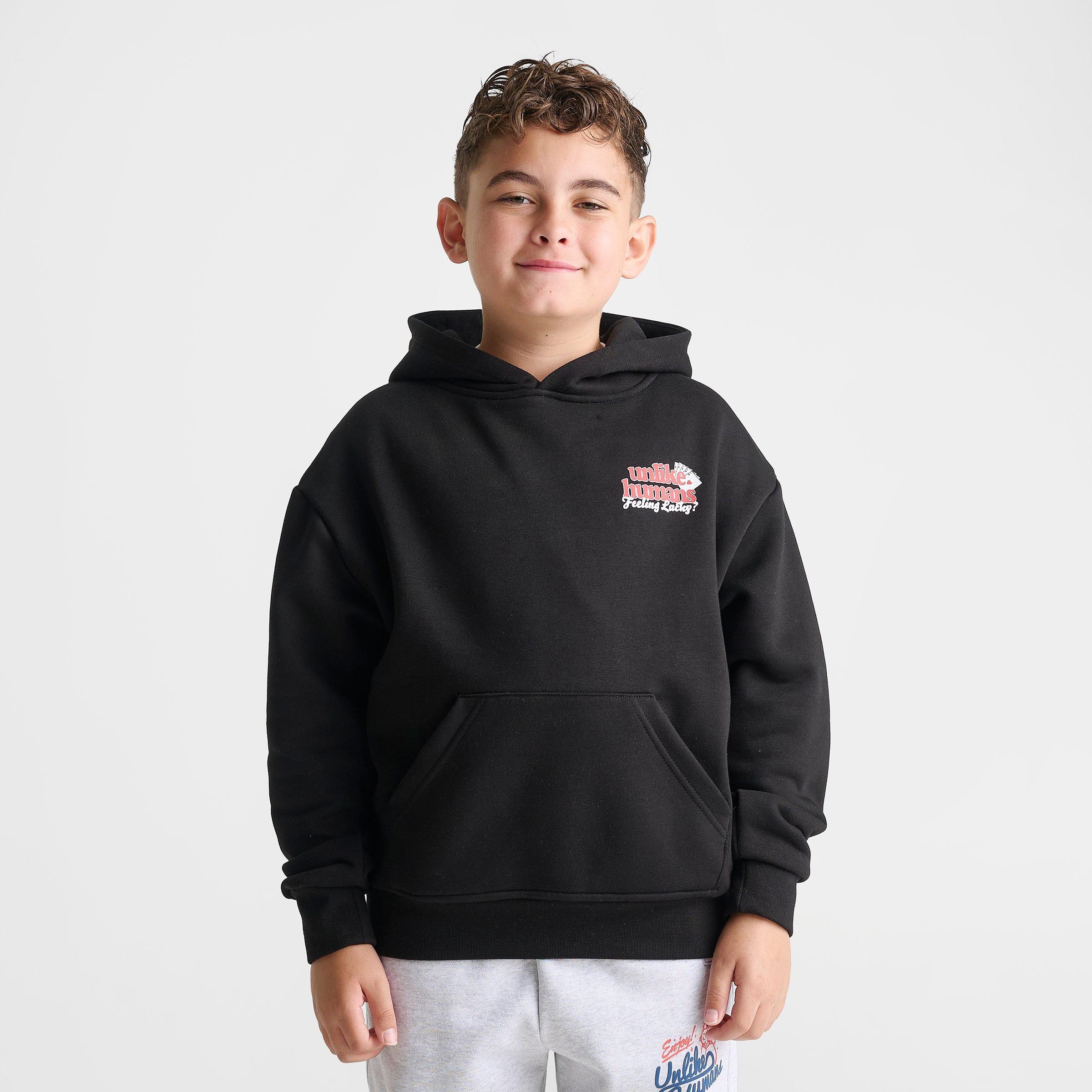 Big Kids' Unlike Humans Lucky Pullover Hoodie