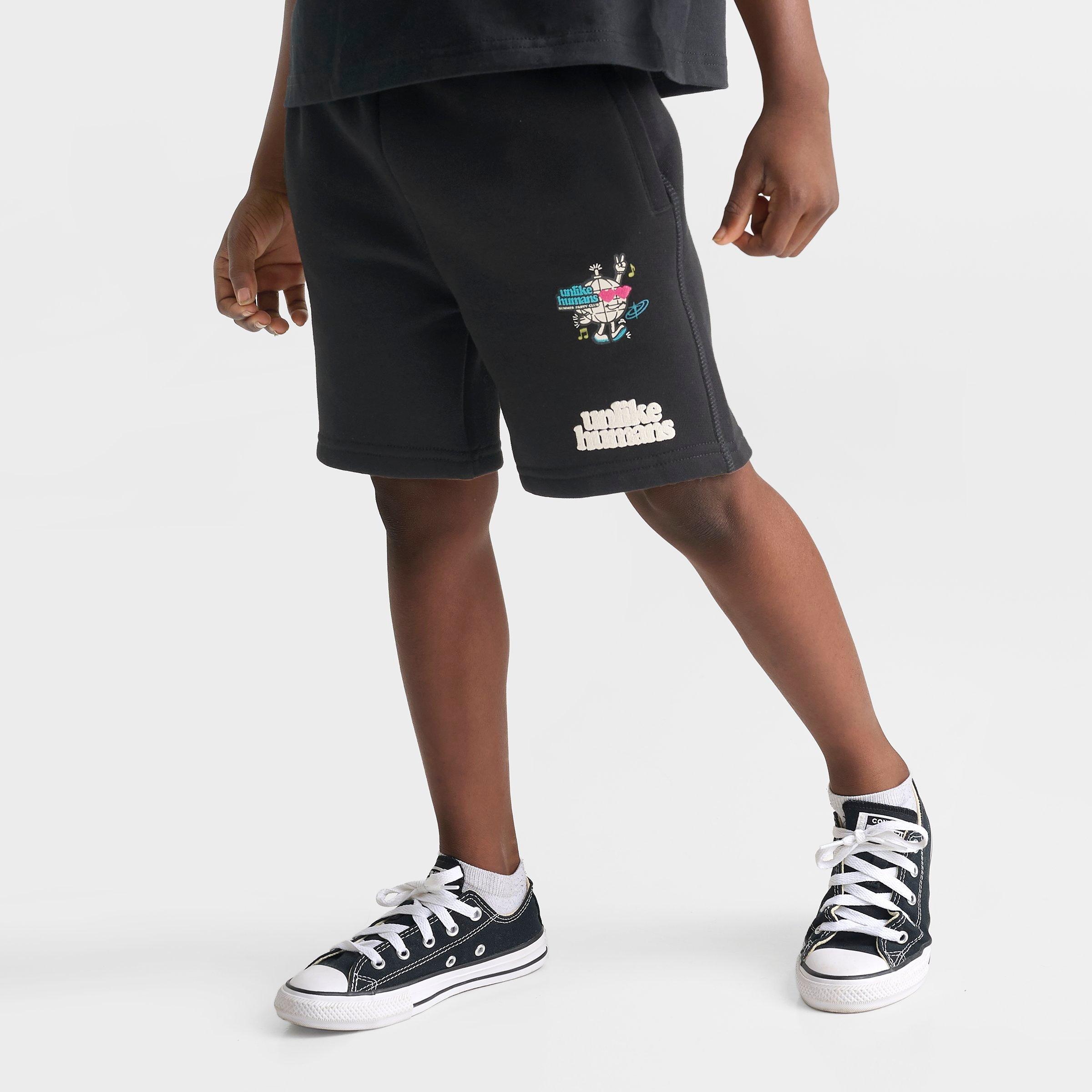Little Kids' Unlike Humans Summer Party T-Shirt and Shorts Set