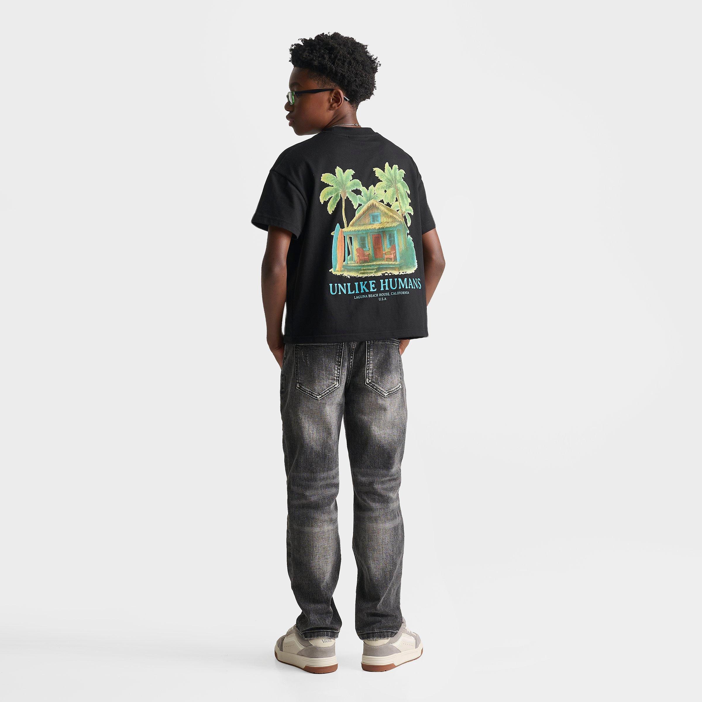 Big Kids' Unlike Humans Beach T-Shirt