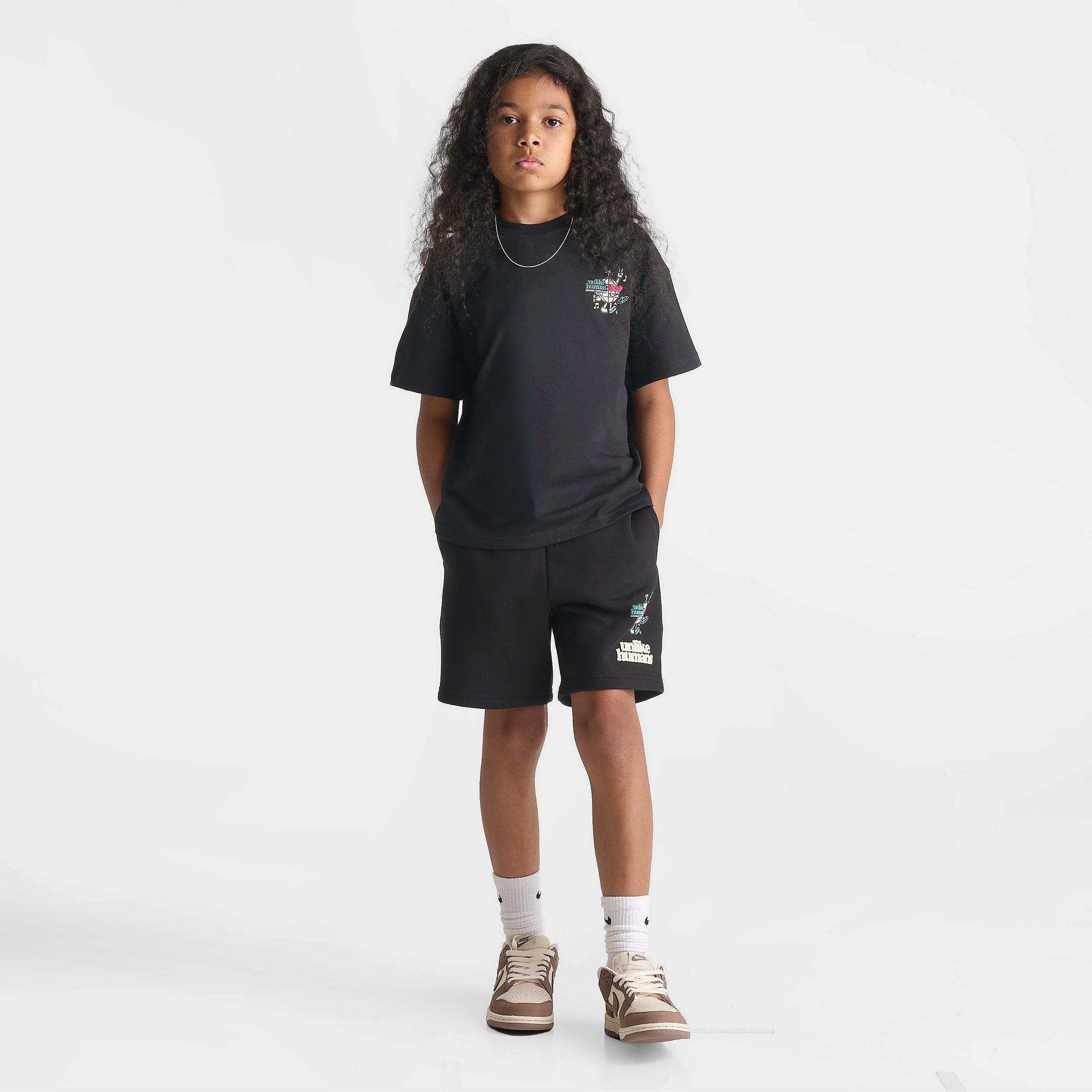 Big Kids' Unlike Humans Summer Party Club Fleece Shorts