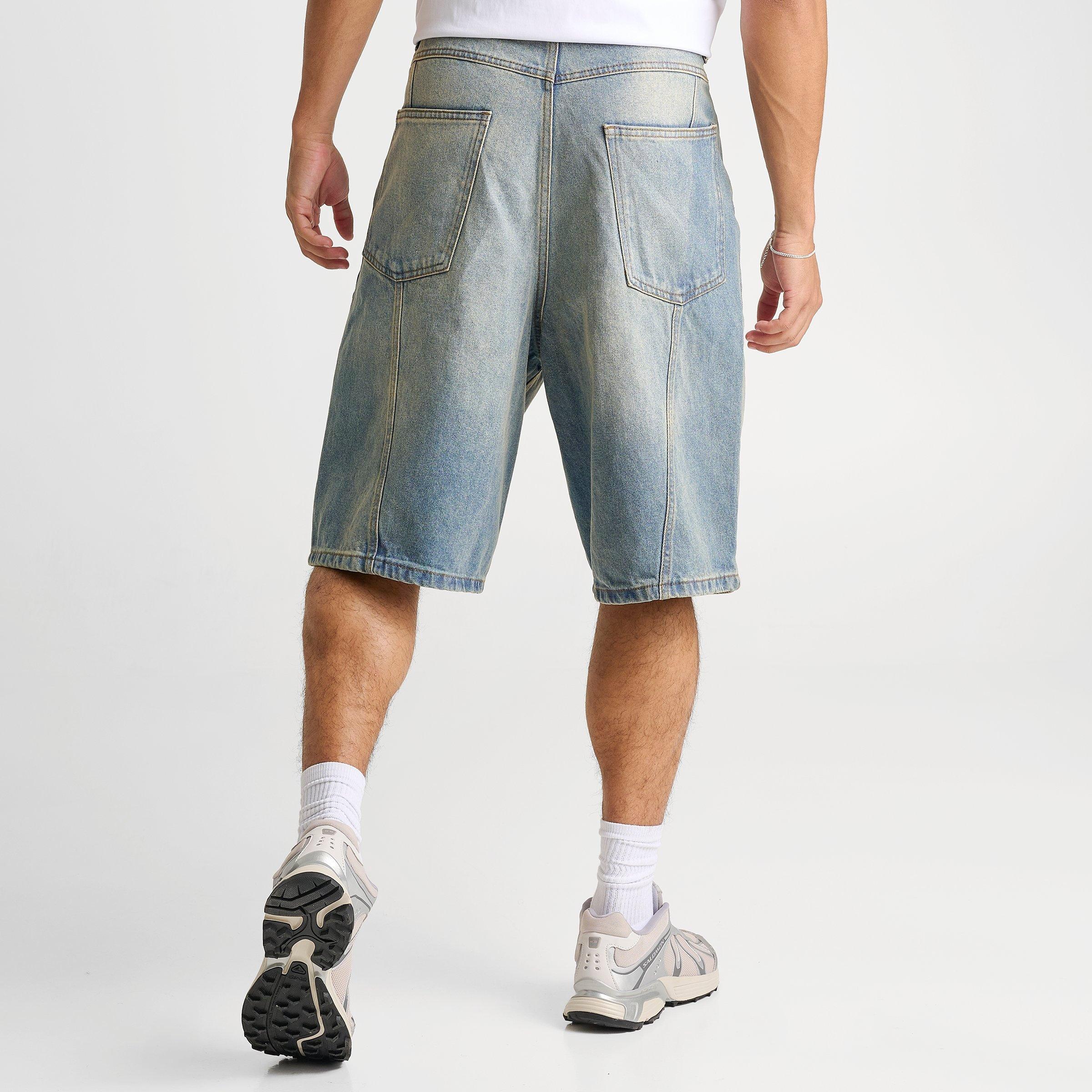 Men's Unlike Humans Route Loose Denim Shorts