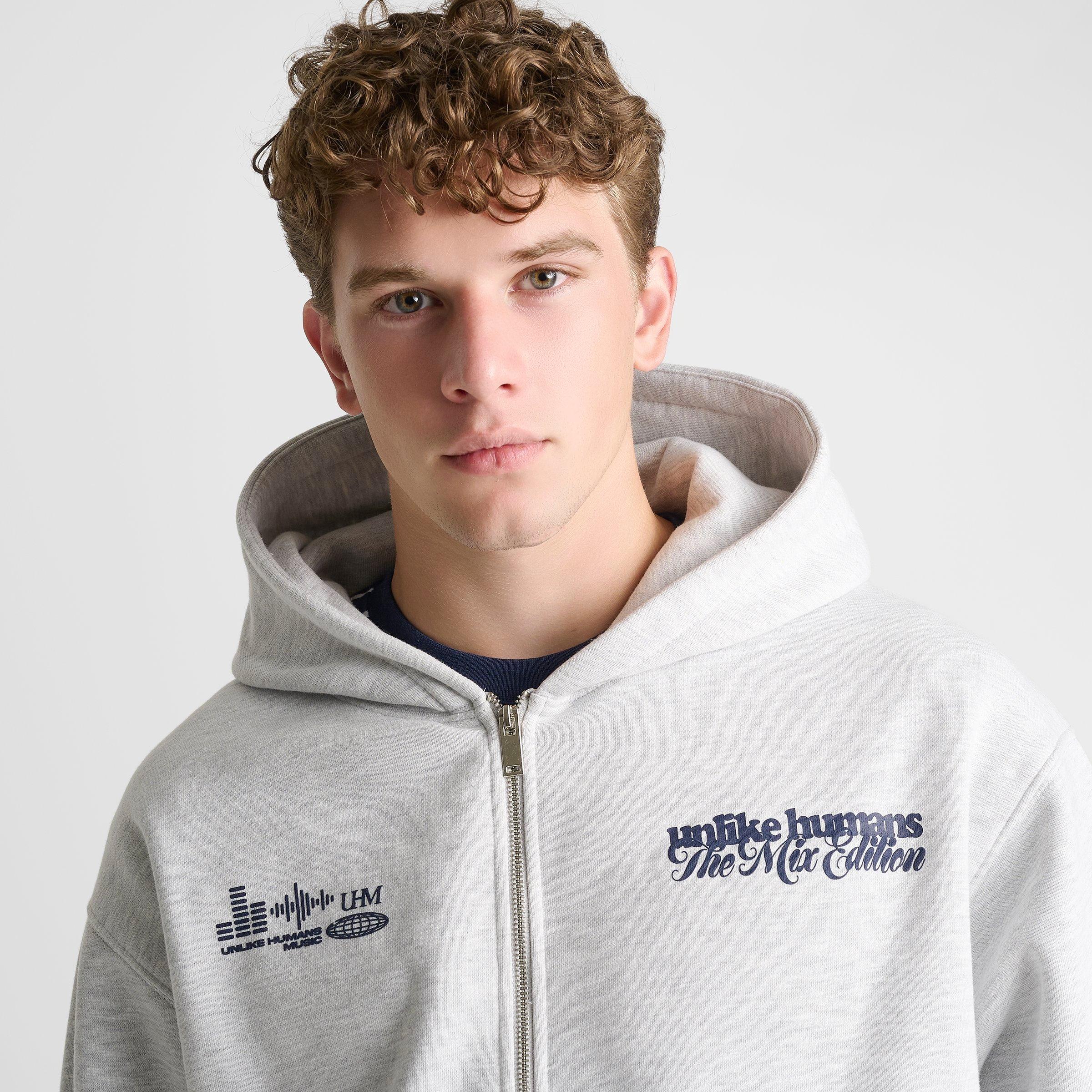 Men's Unlike Humans Mixer Full-Zip Hoodie