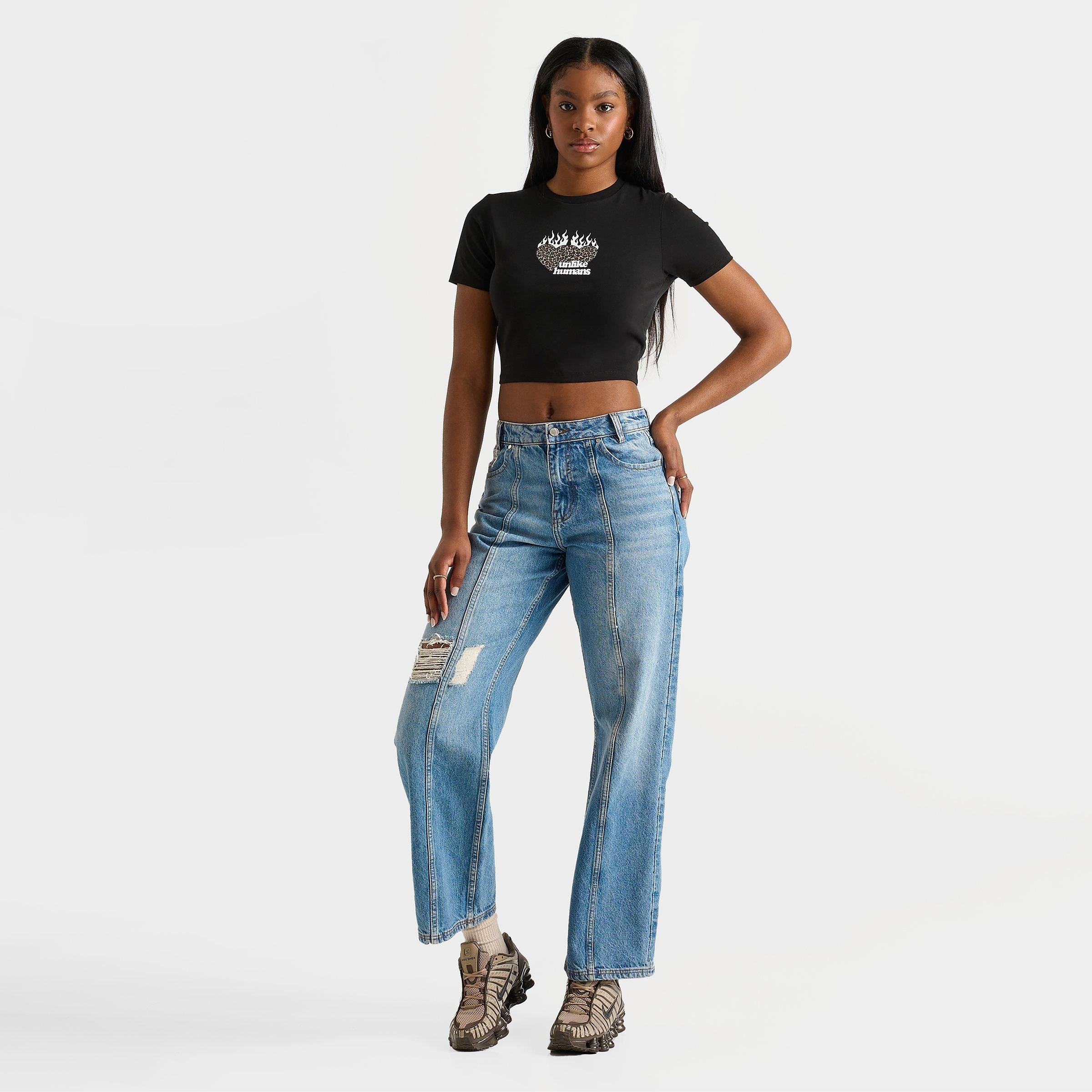 Women's Unlike Humans Leopard Baby T-Shirt