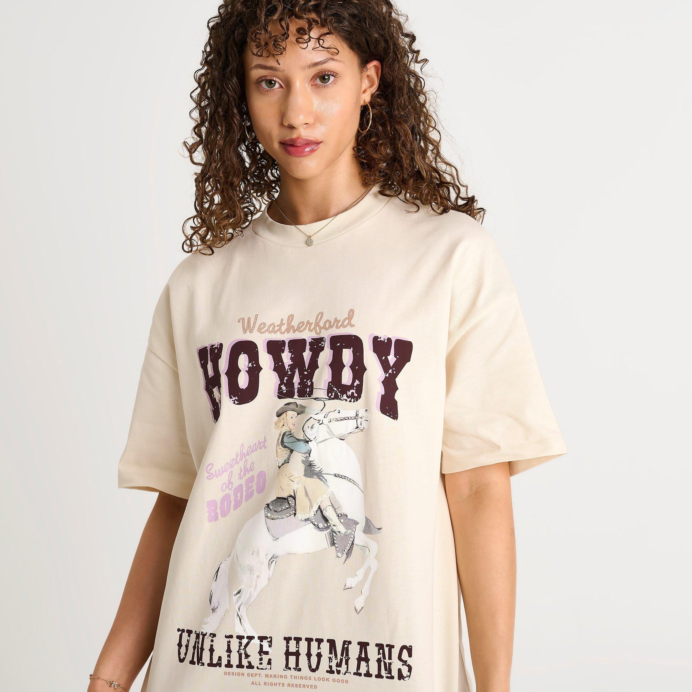 Women's Unlike Humans Howdy T-Shirt