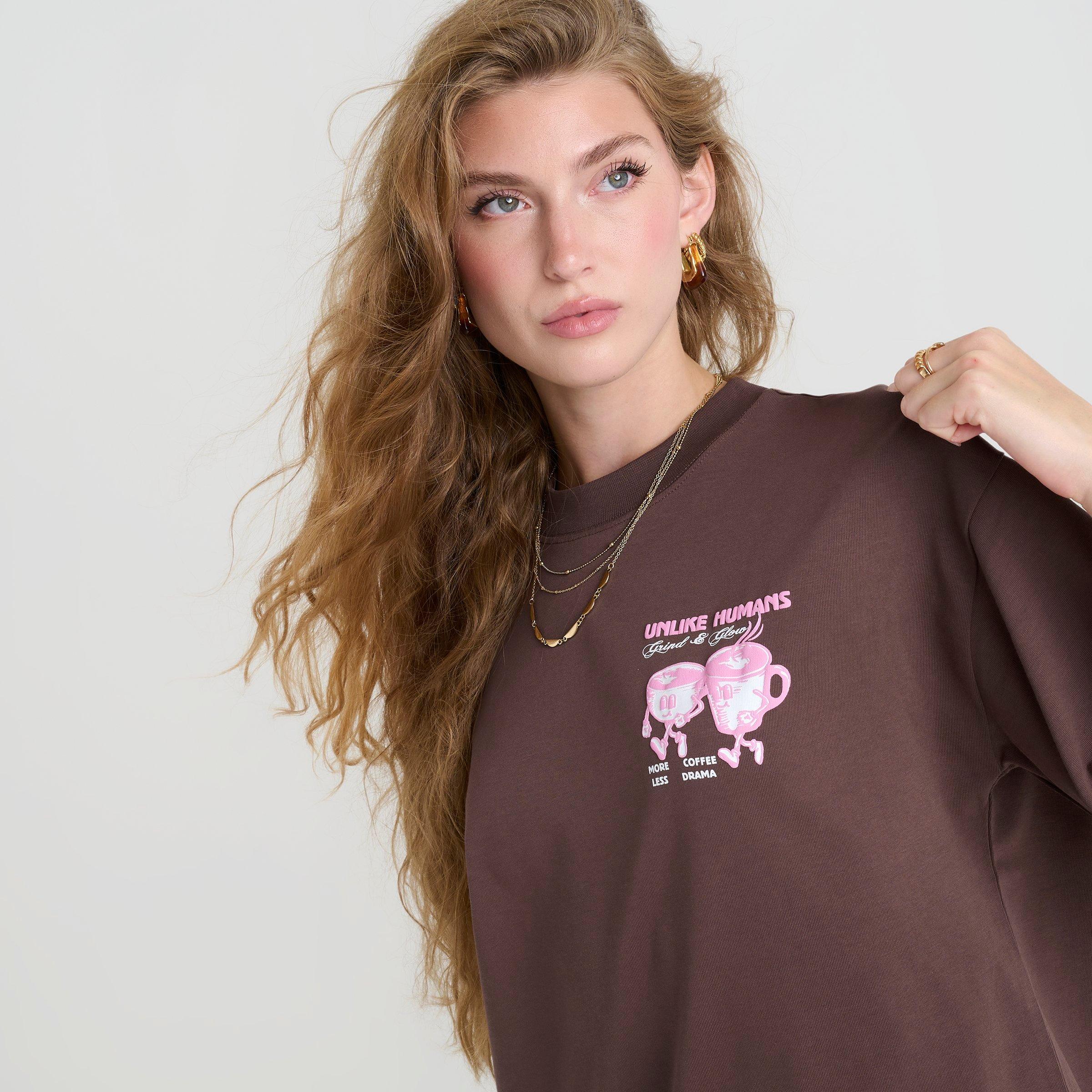 Women's Unlike Humans Coffee Club T-Shirt