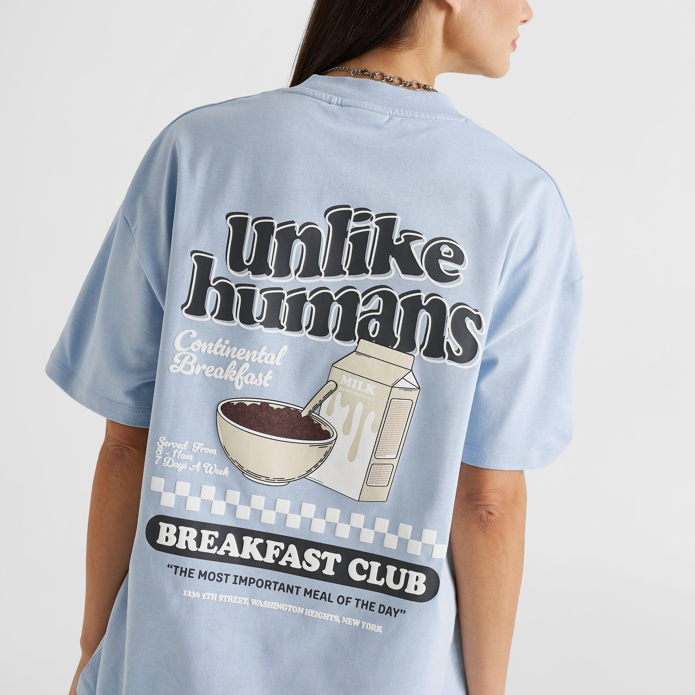 Women's Unlike Humans Cereal Boyfriend T-Shirt