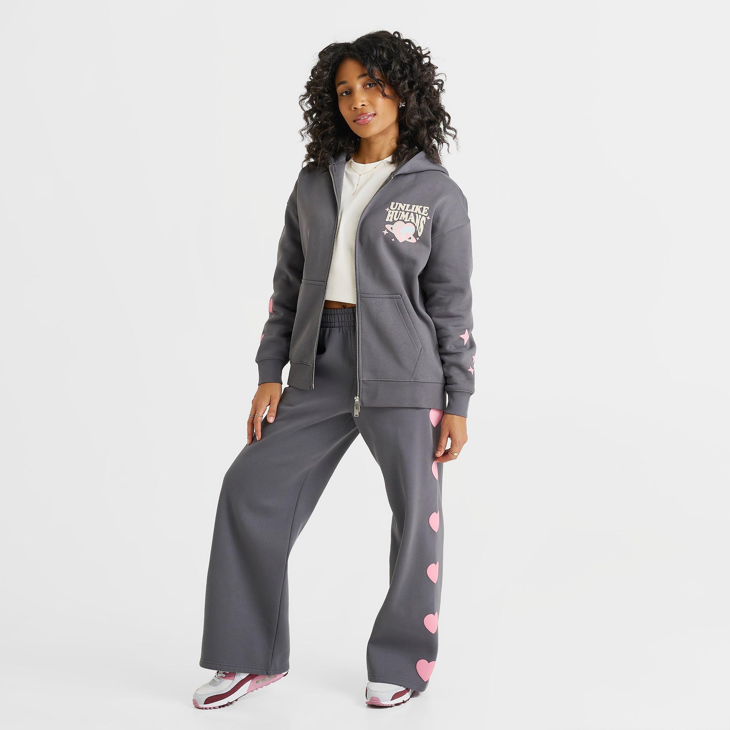 Women's Unlike Humans Saturn Heart Full-Zip Hoodie