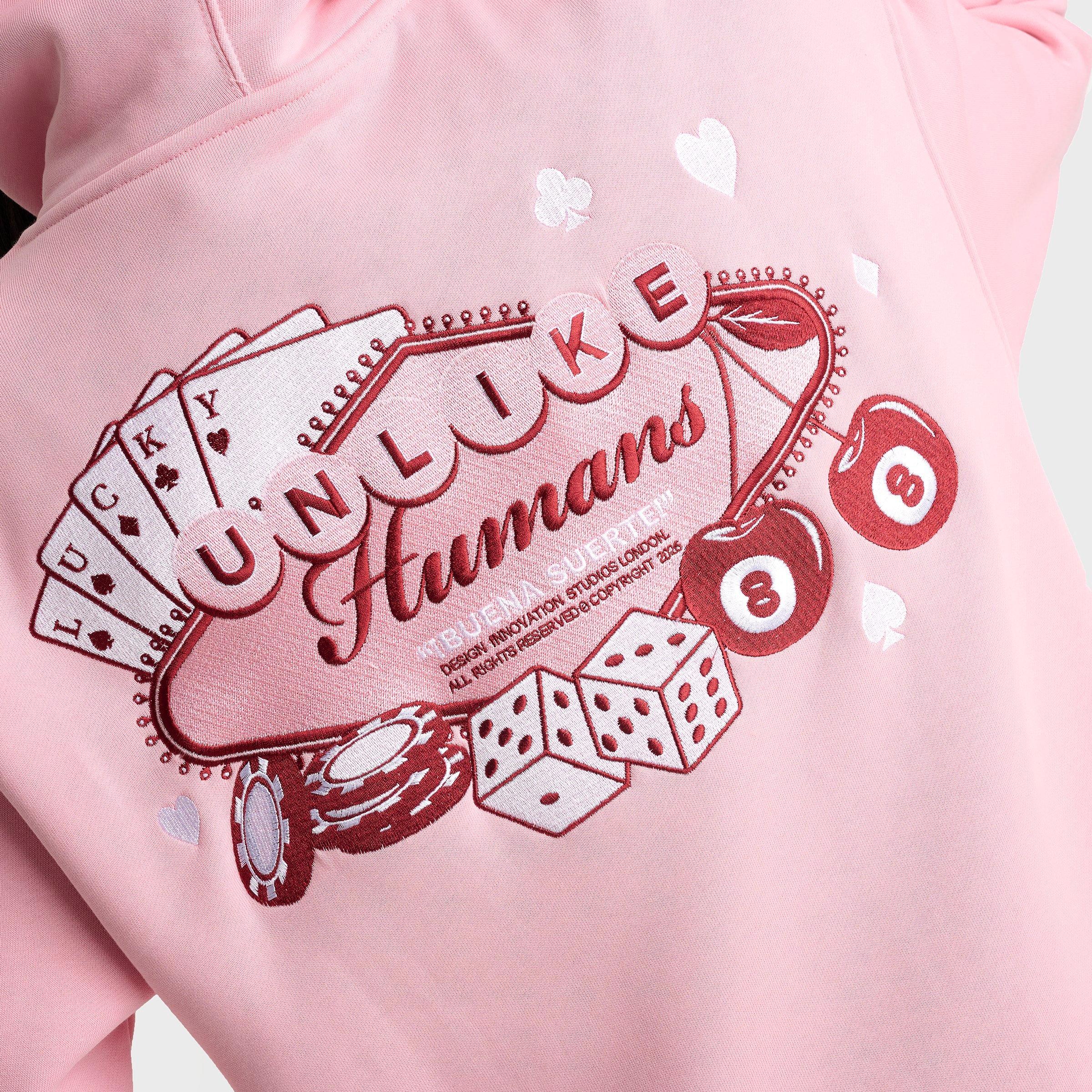 Women's Unlike Humans Casino Oversized Pullover Hoodie