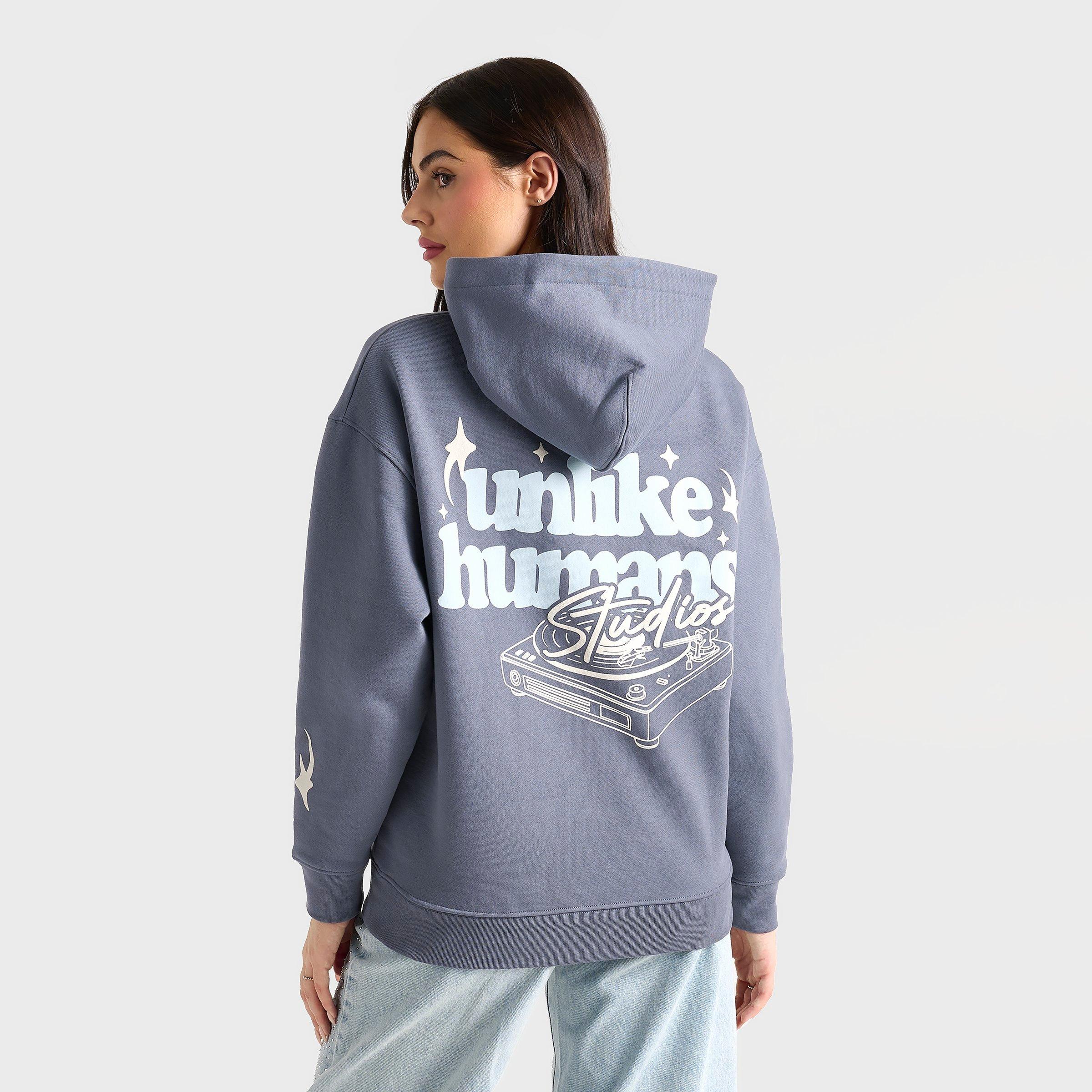 Women's Unlike Humans Studios Oversized Pullover Hoodie