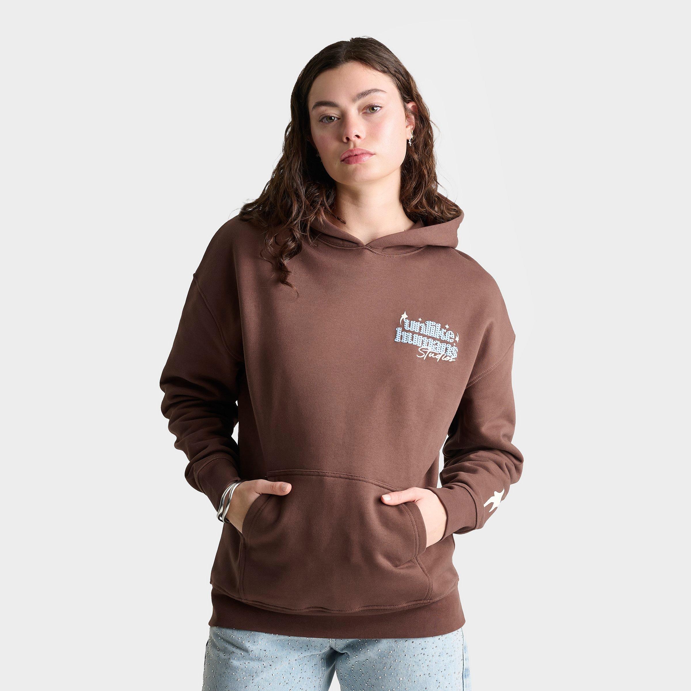 Women's Unlike Humans Studios Polka Dot Graphic Pullover Hoodie