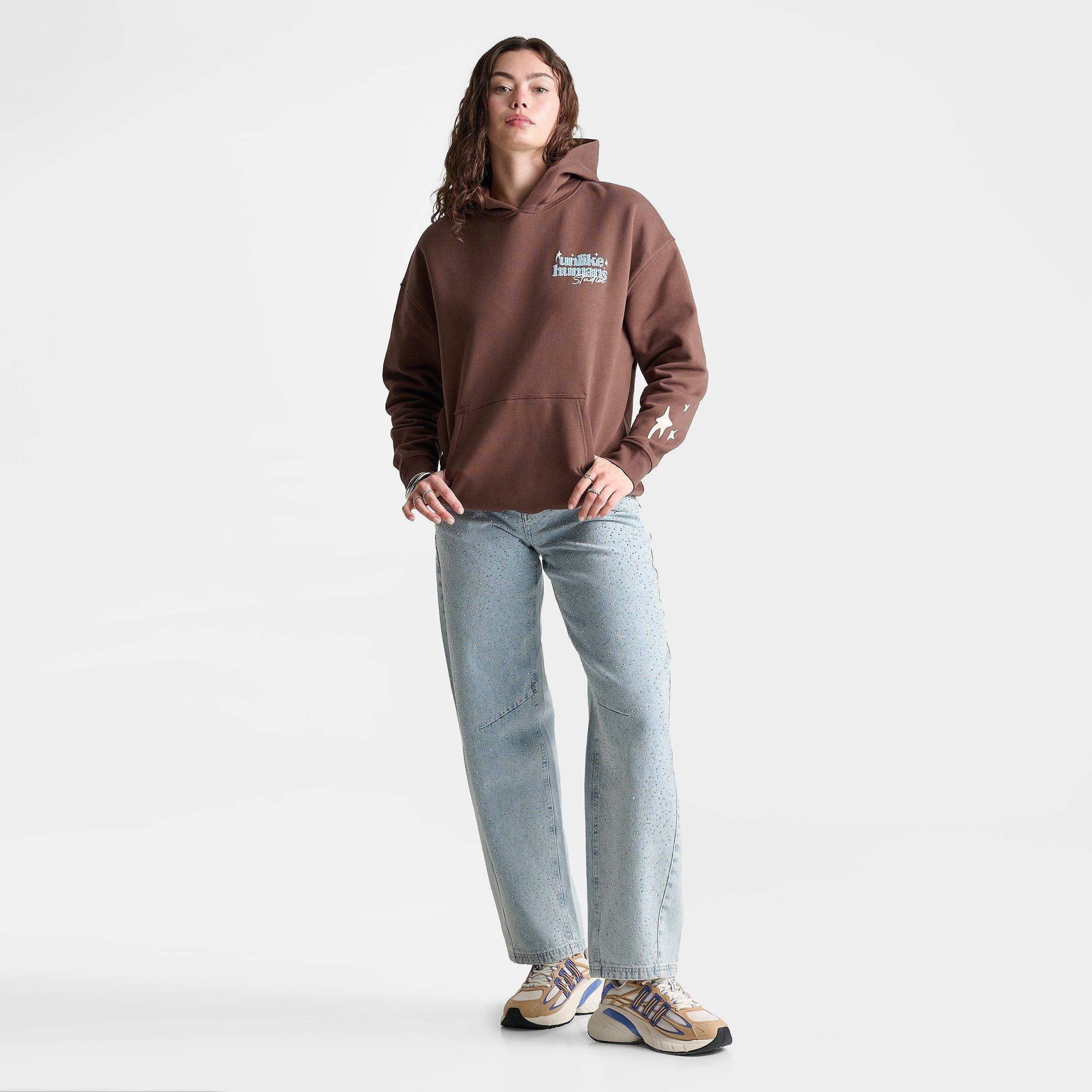 Women's Unlike Humans Studios Polka Dot Graphic Pullover Hoodie