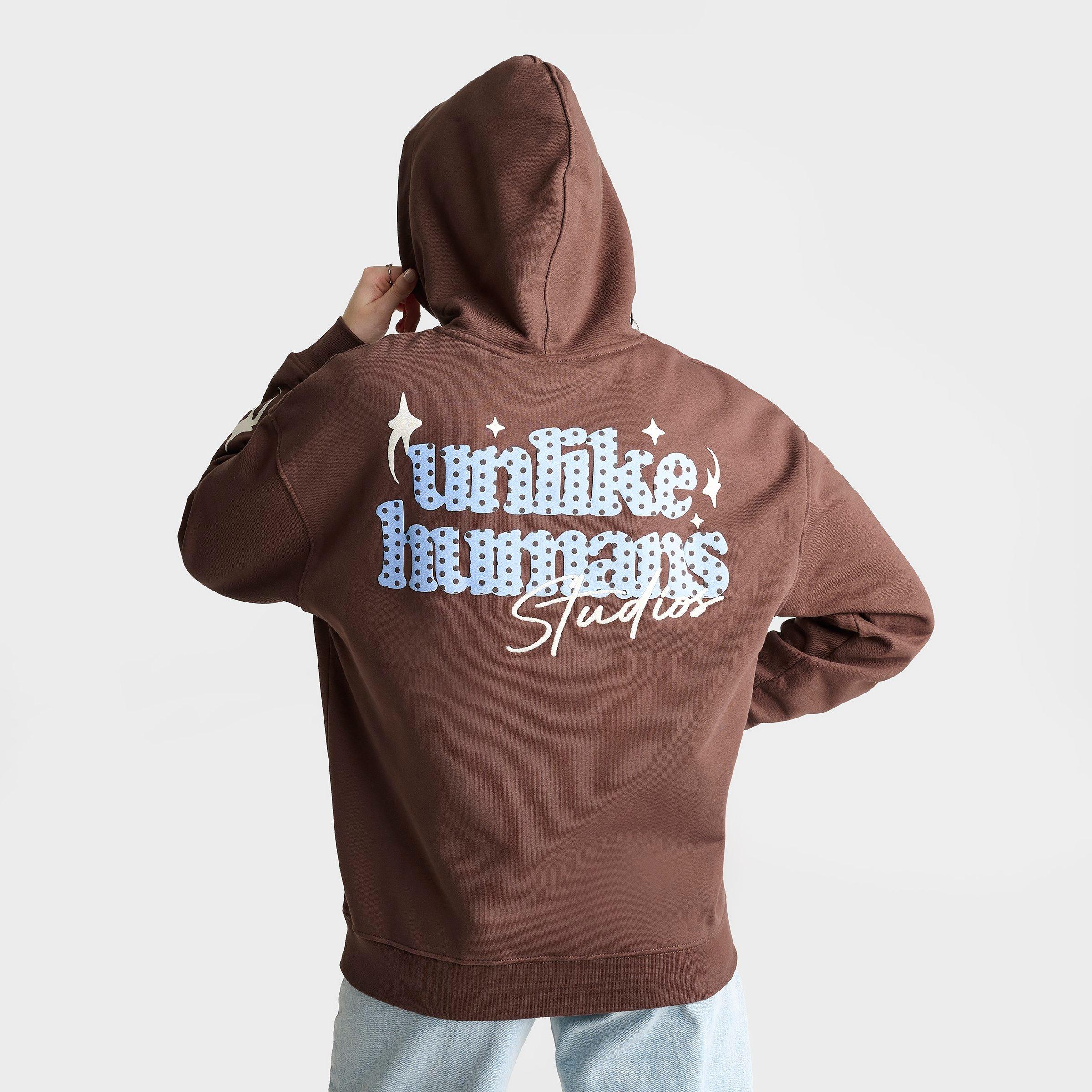 Women's Unlike Humans Studios Polka Dot Graphic Pullover Hoodie