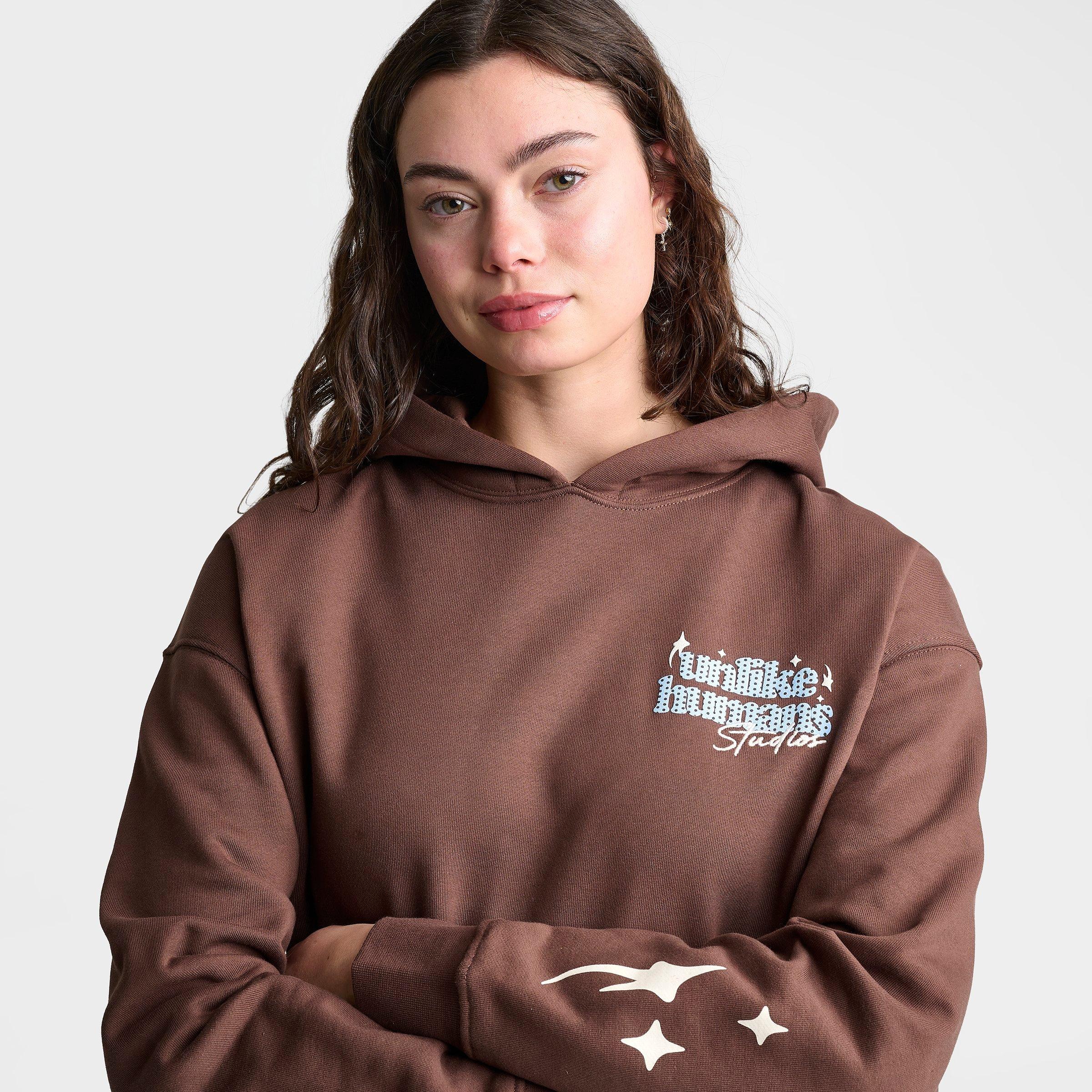 Women's Unlike Humans Studios Polka Dot Graphic Pullover Hoodie