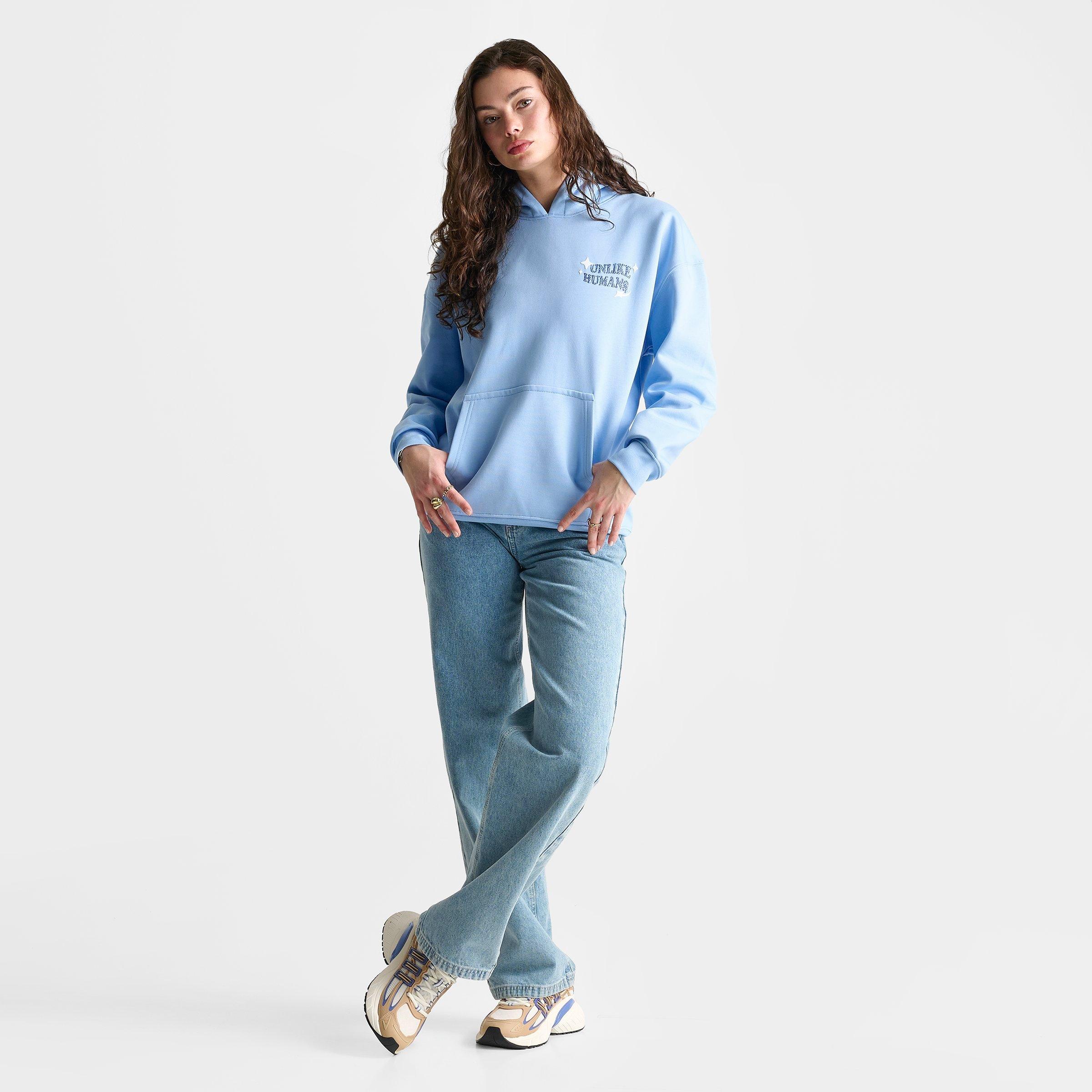 Women's Unlike Humans Good Days Zebra Print Pullover Hoodie