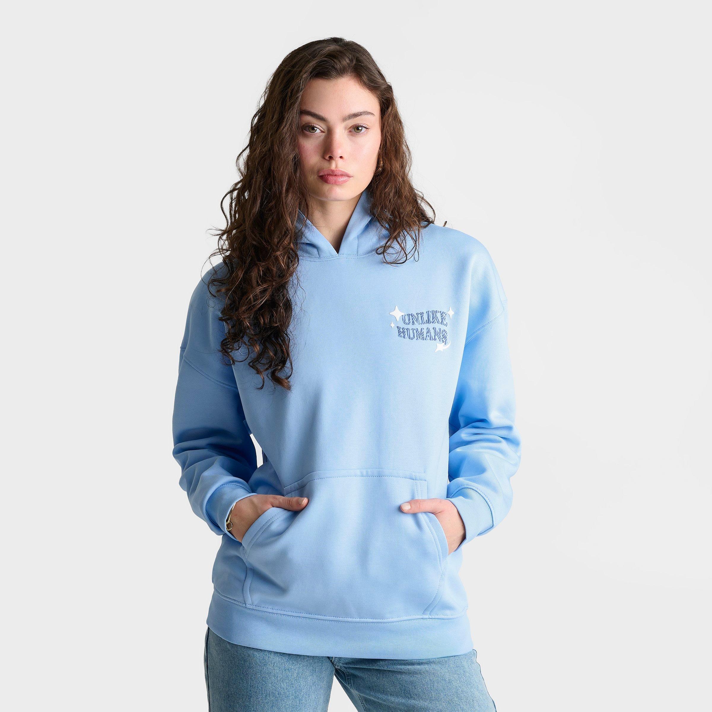 Women's Unlike Humans Good Days Zebra Print Pullover Hoodie