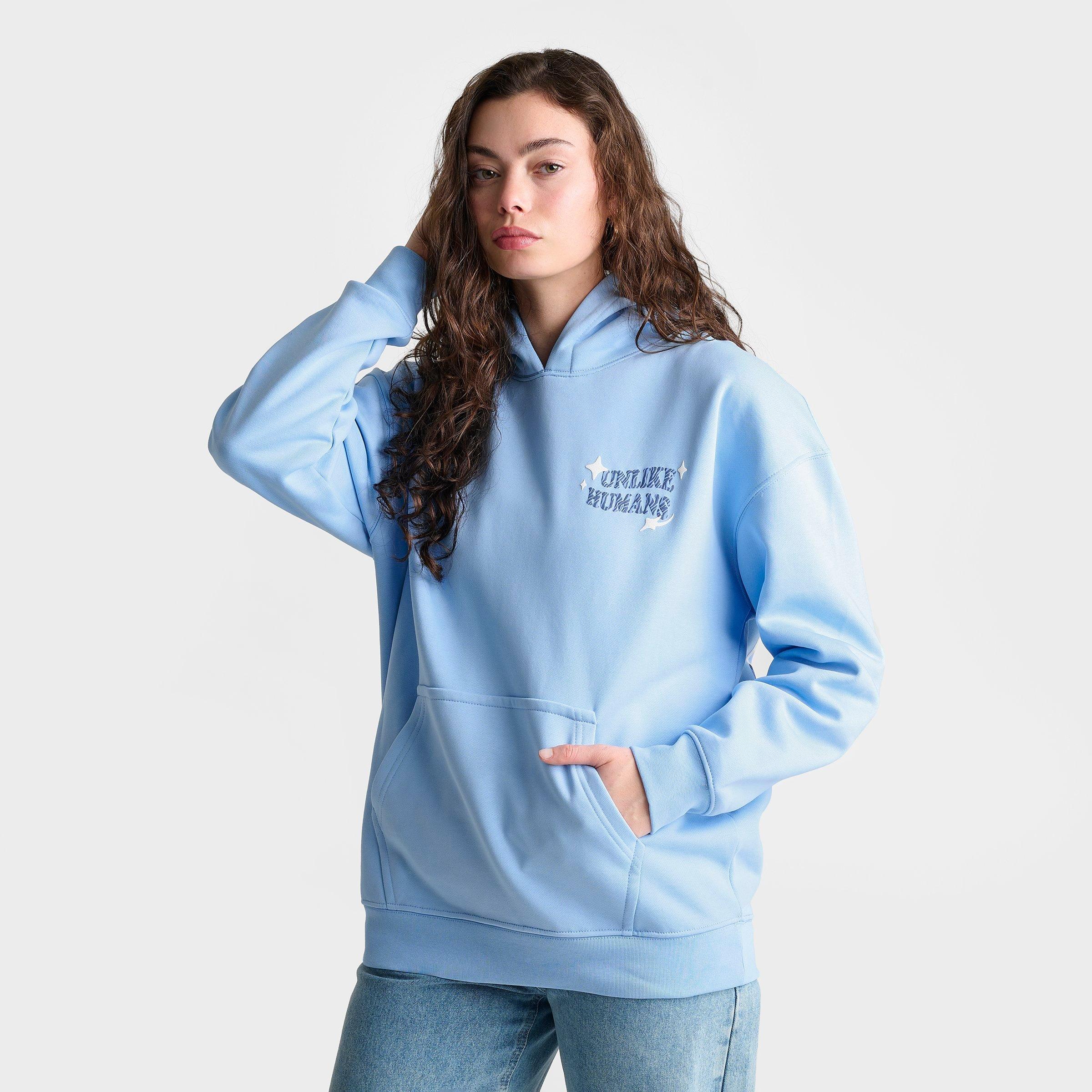 Women's Unlike Humans Good Days Zebra Print Pullover Hoodie