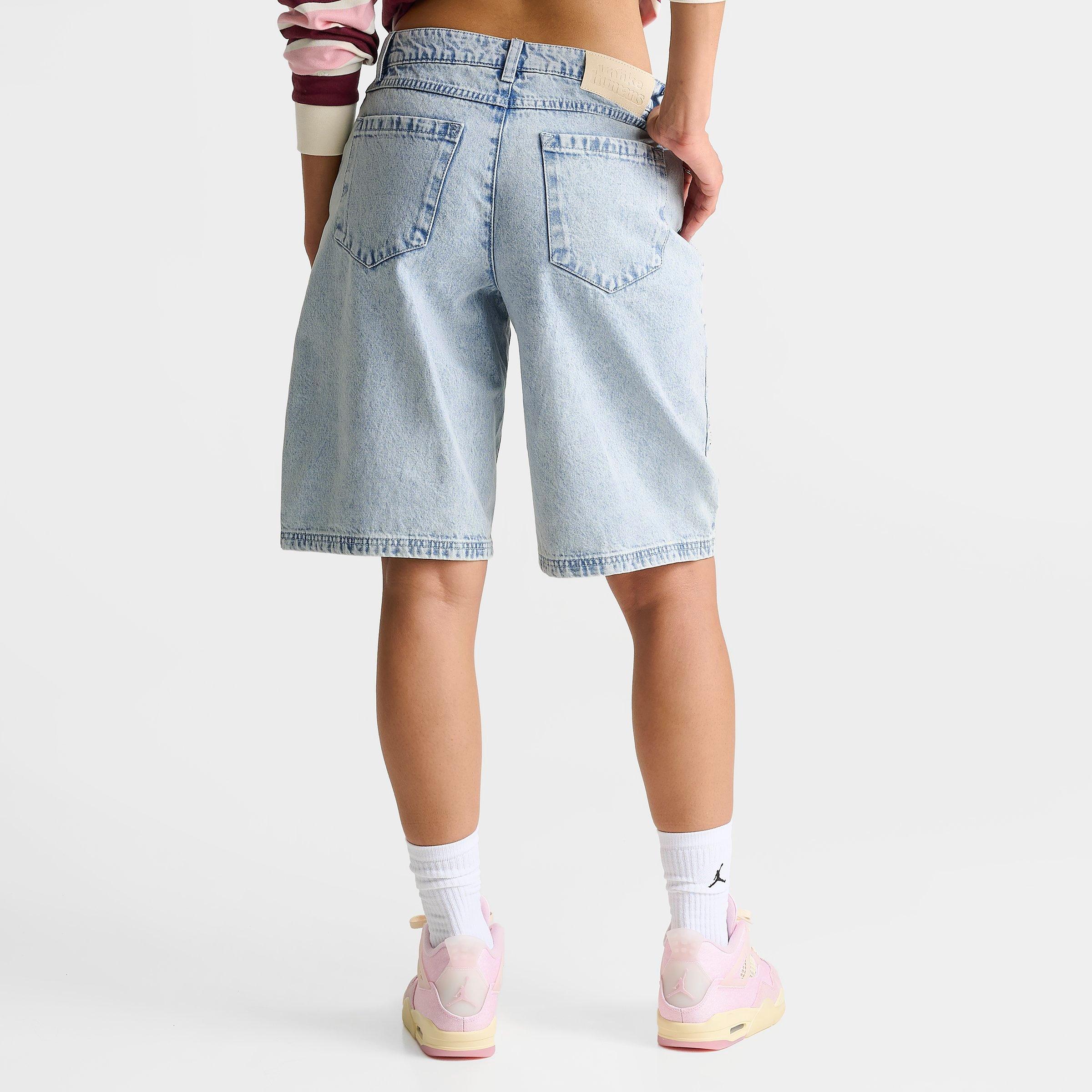 Women's Unlike Humans Rhinestone Denim Jorts