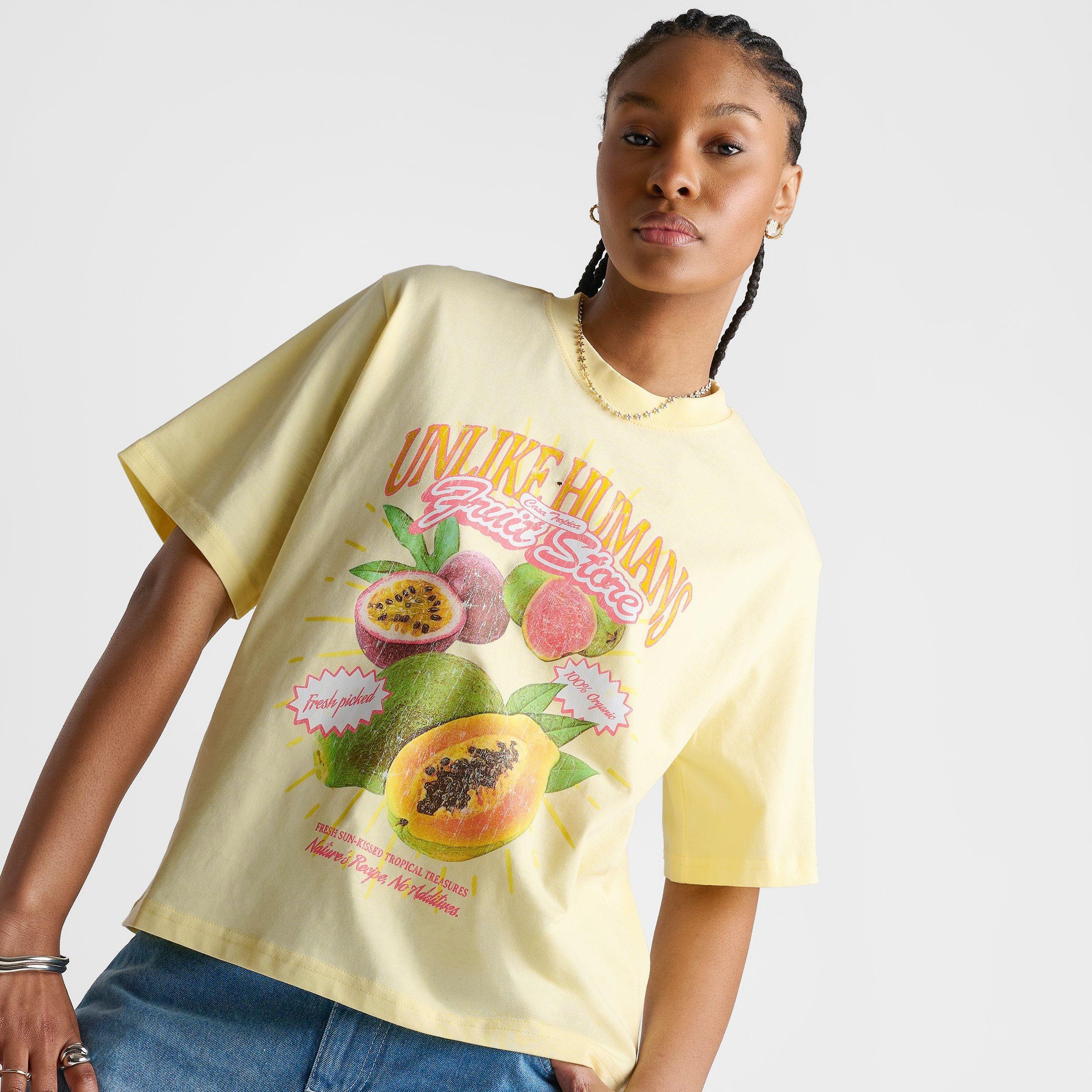 Women's Unlike Humans Tropical Boxy T-Shirt