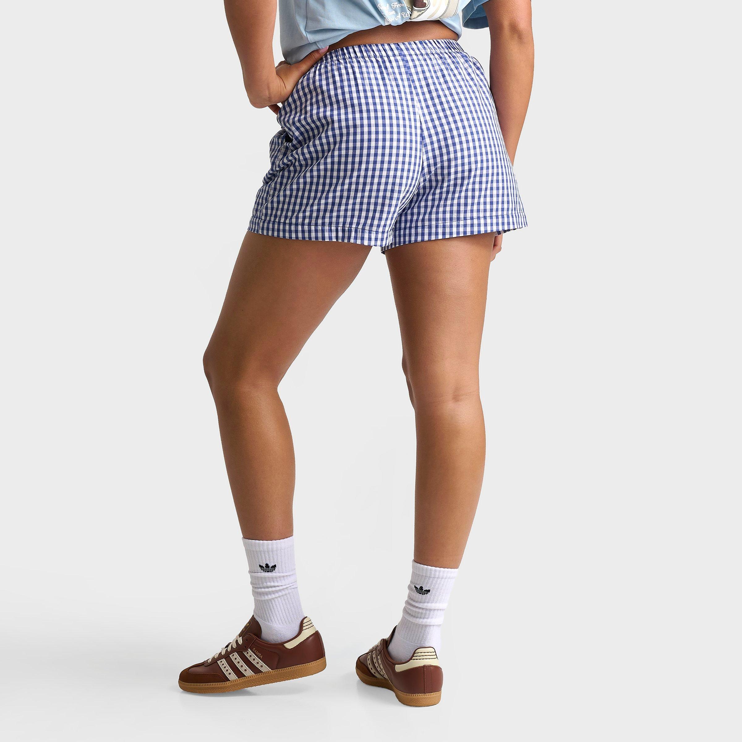 Women's Unlike Humans Gingham Boxer Shorts
