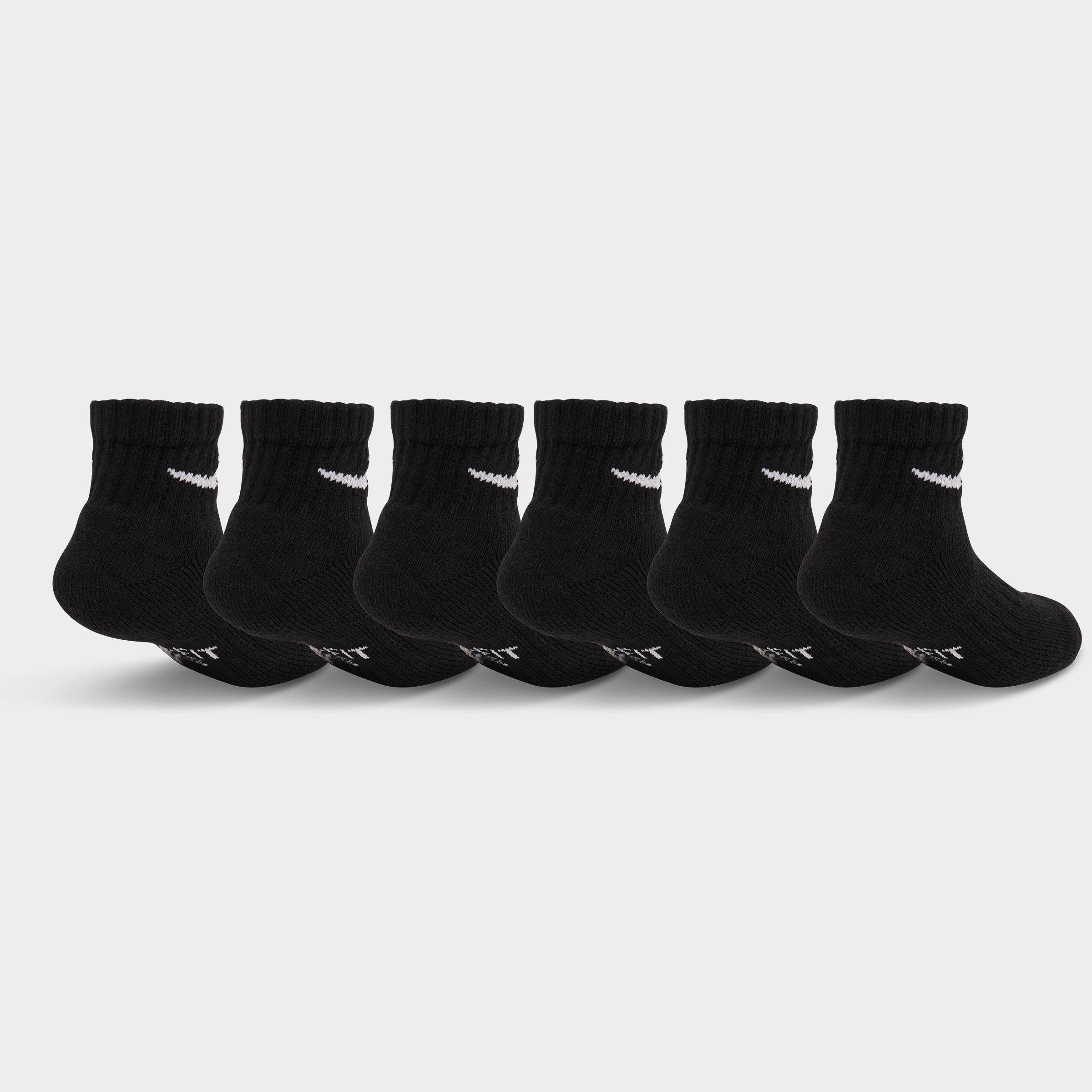 Little Kids' Nike Dri-FIT Ankle Socks (6-Pack