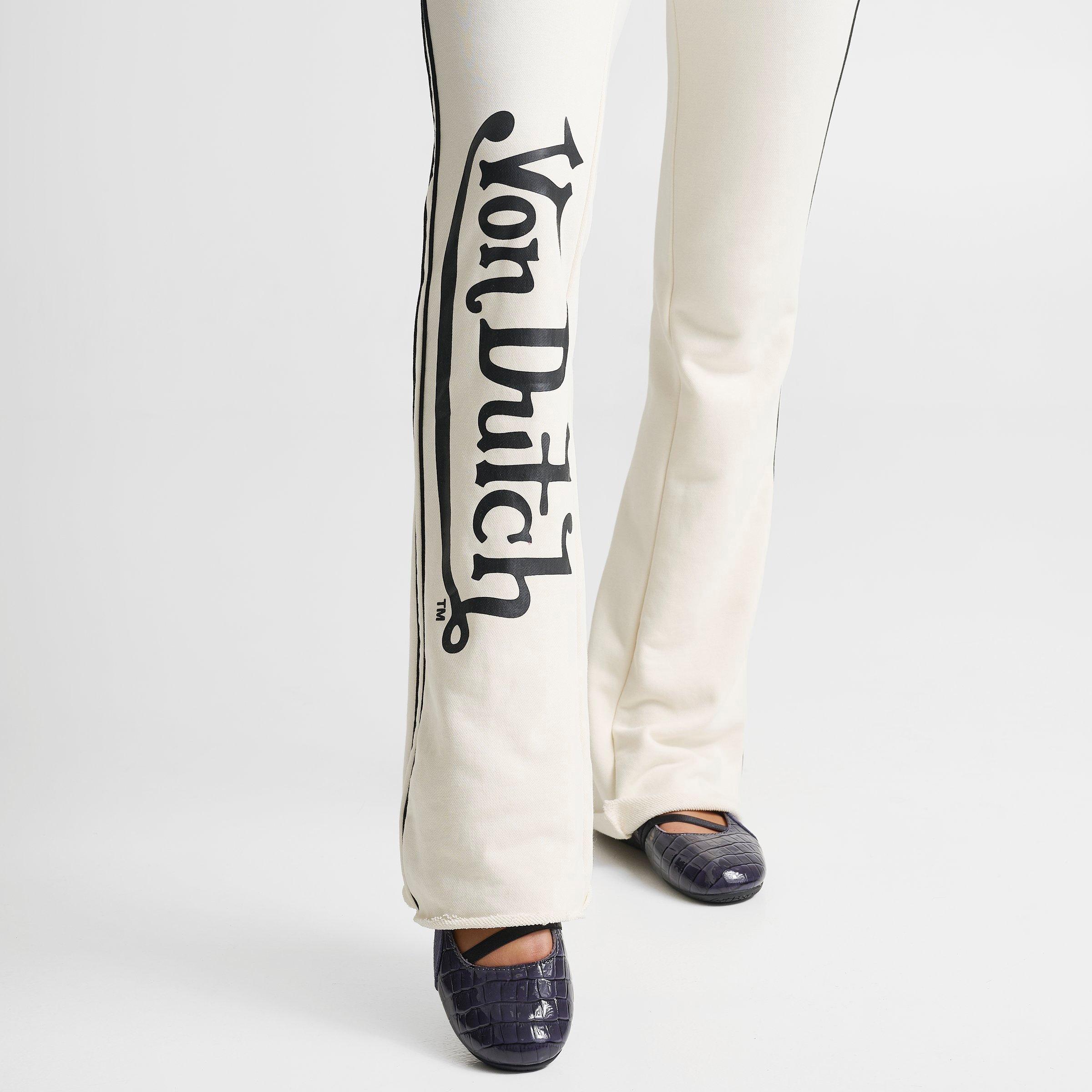 Women's Von Dutch Raw Edge Flare Jogger Pants