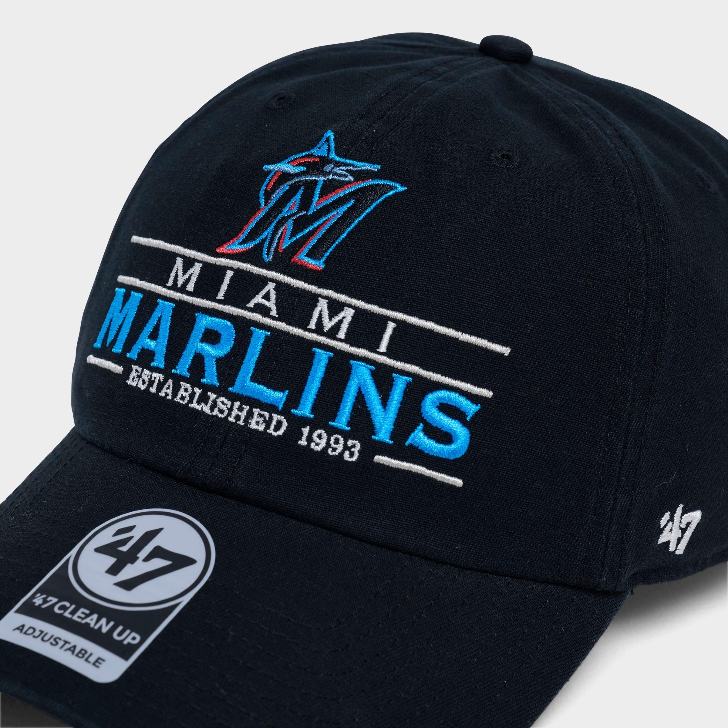 '47 Miami Marlins MLB Vernon Clean Up Strapback Hat