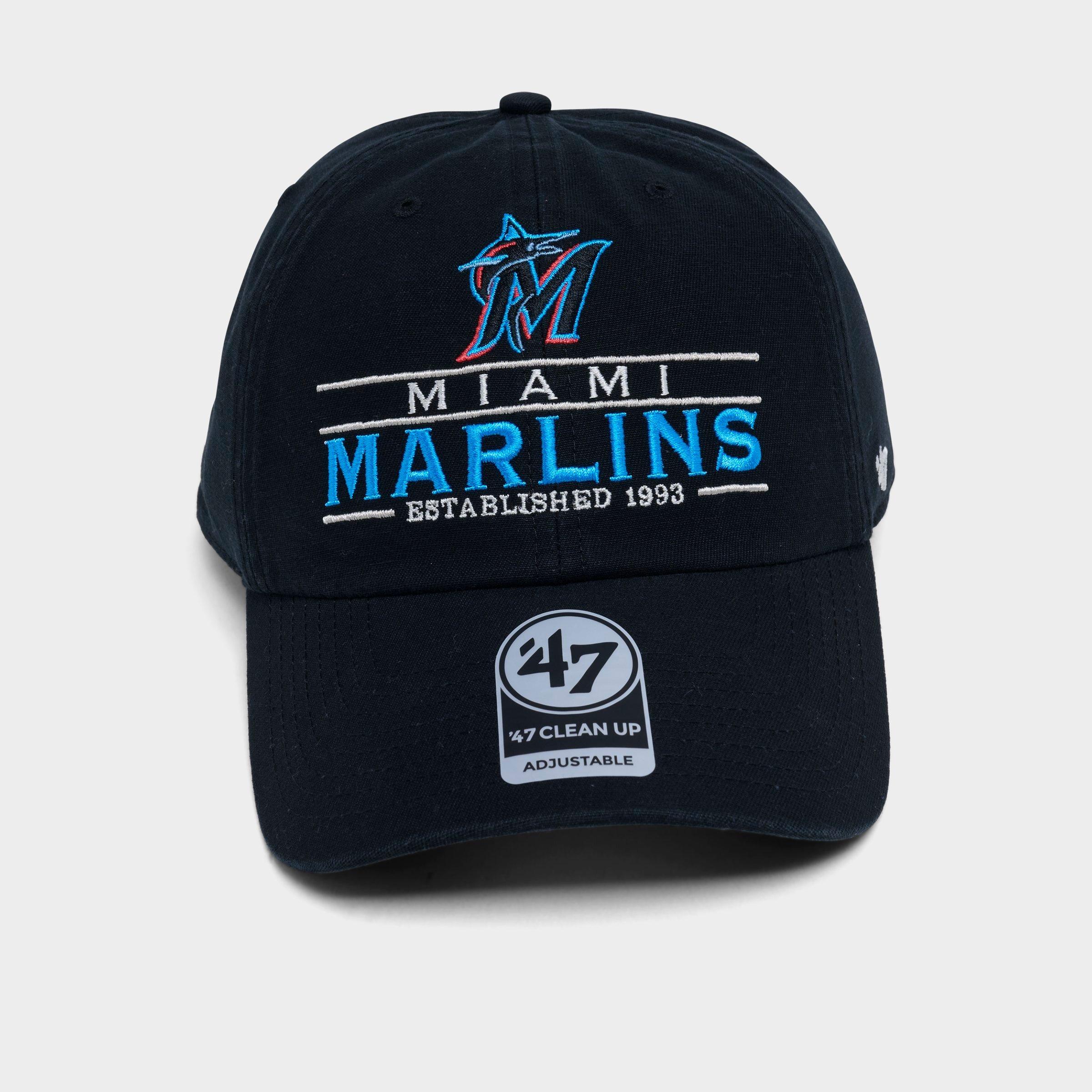 '47 Miami Marlins MLB Vernon Clean Up Strapback Hat