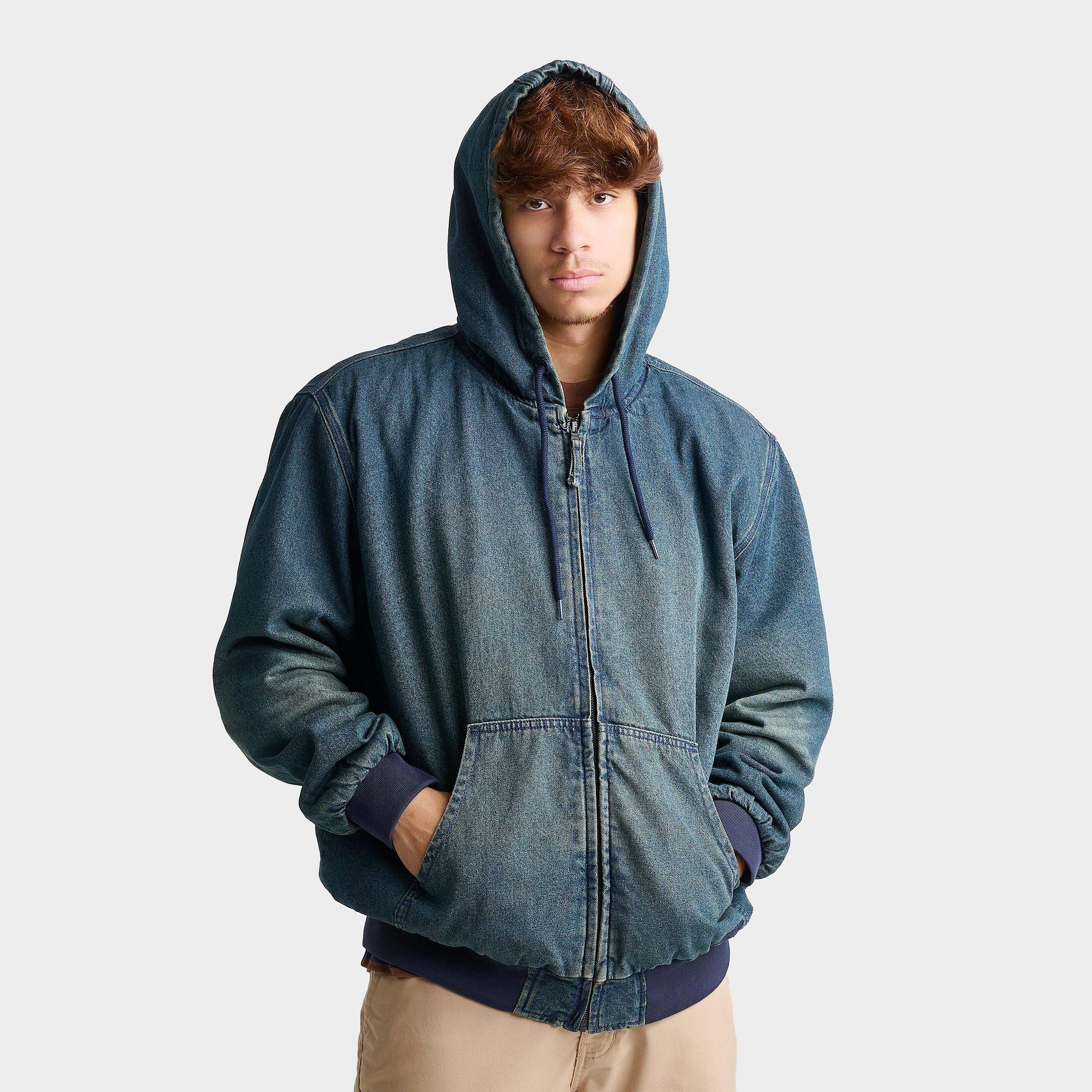 Men's Vans Eli Workwear Full-Zip Hooded Denim Jacket