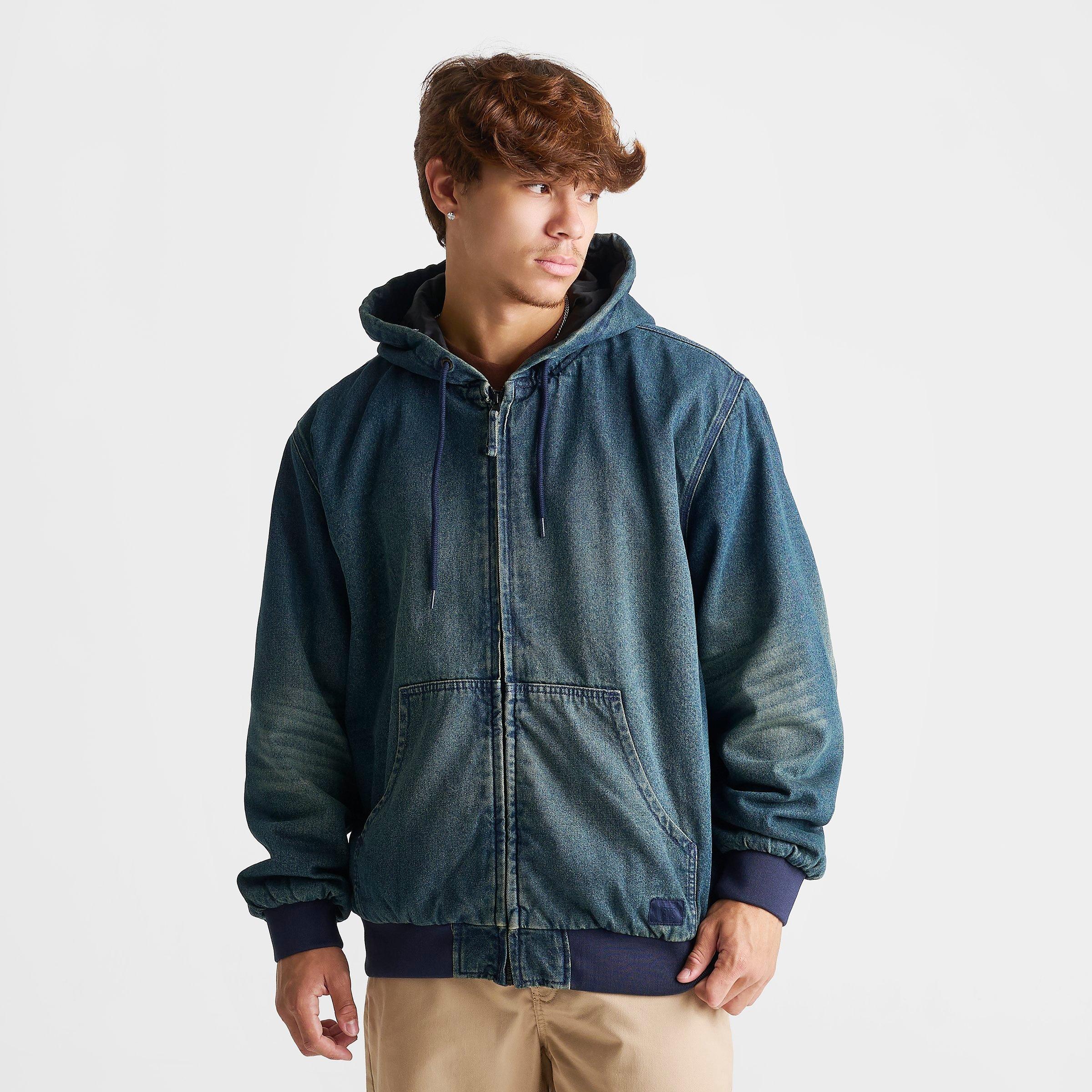 Men's Vans Eli Workwear Full-Zip Hooded Denim Jacket
