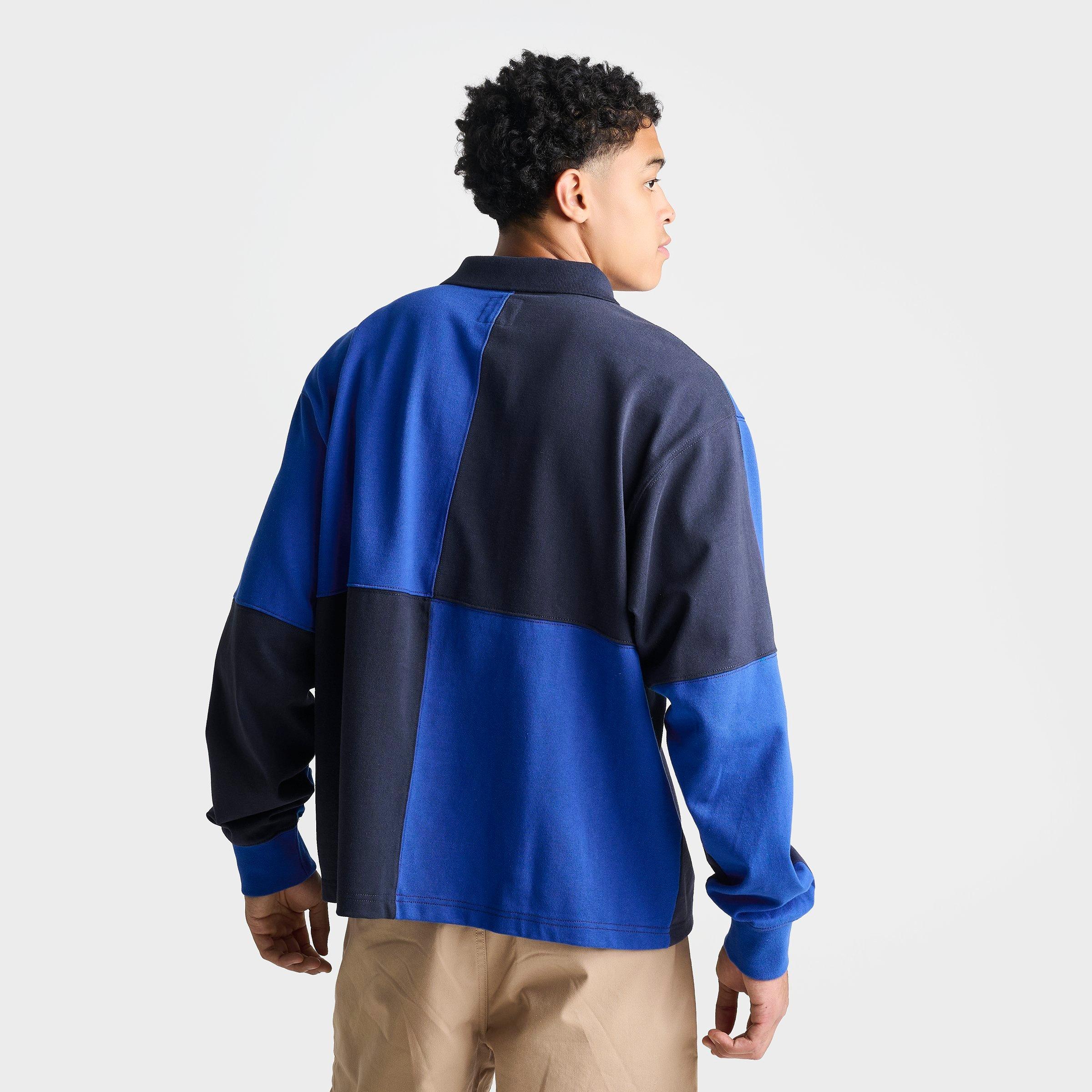 Men's Vans Check Knit Long-Sleeve Rugby Shirt