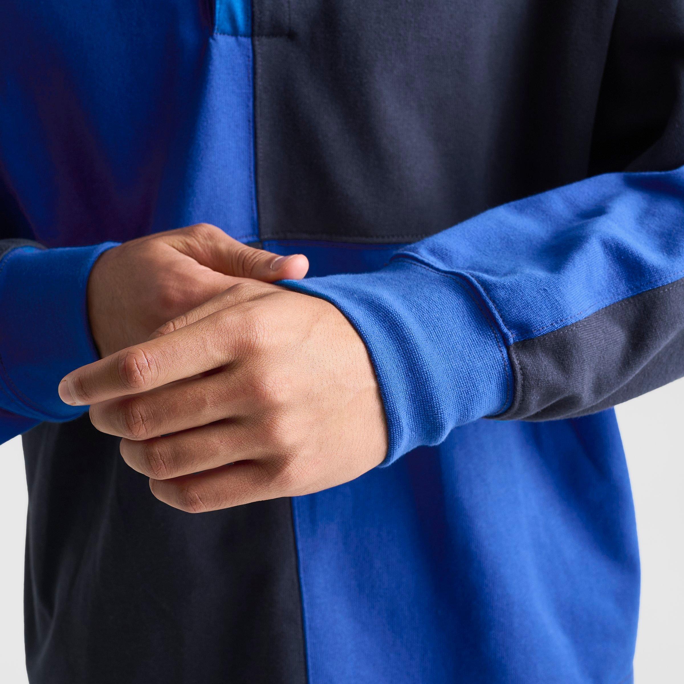 Men's Vans Check Knit Long-Sleeve Rugby Shirt