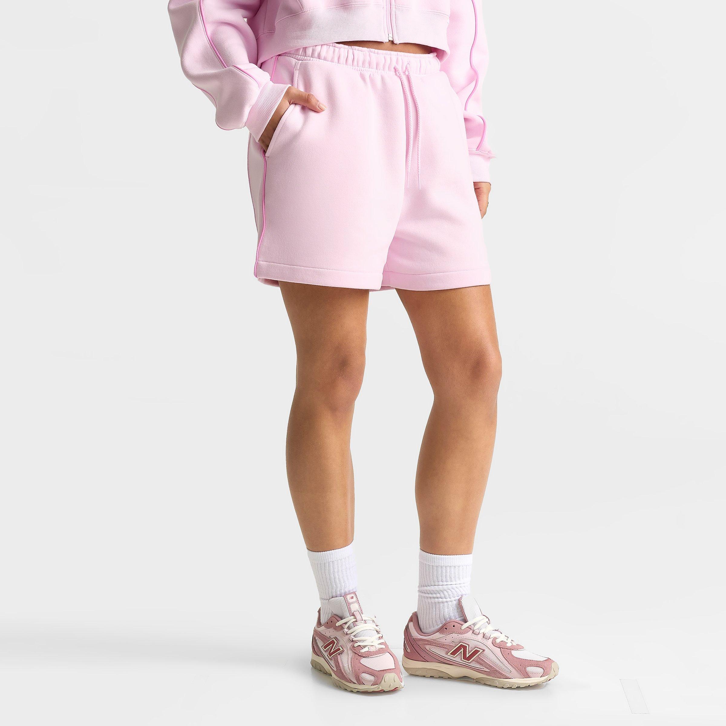 Women's New Balance Piped Fleece Shorts