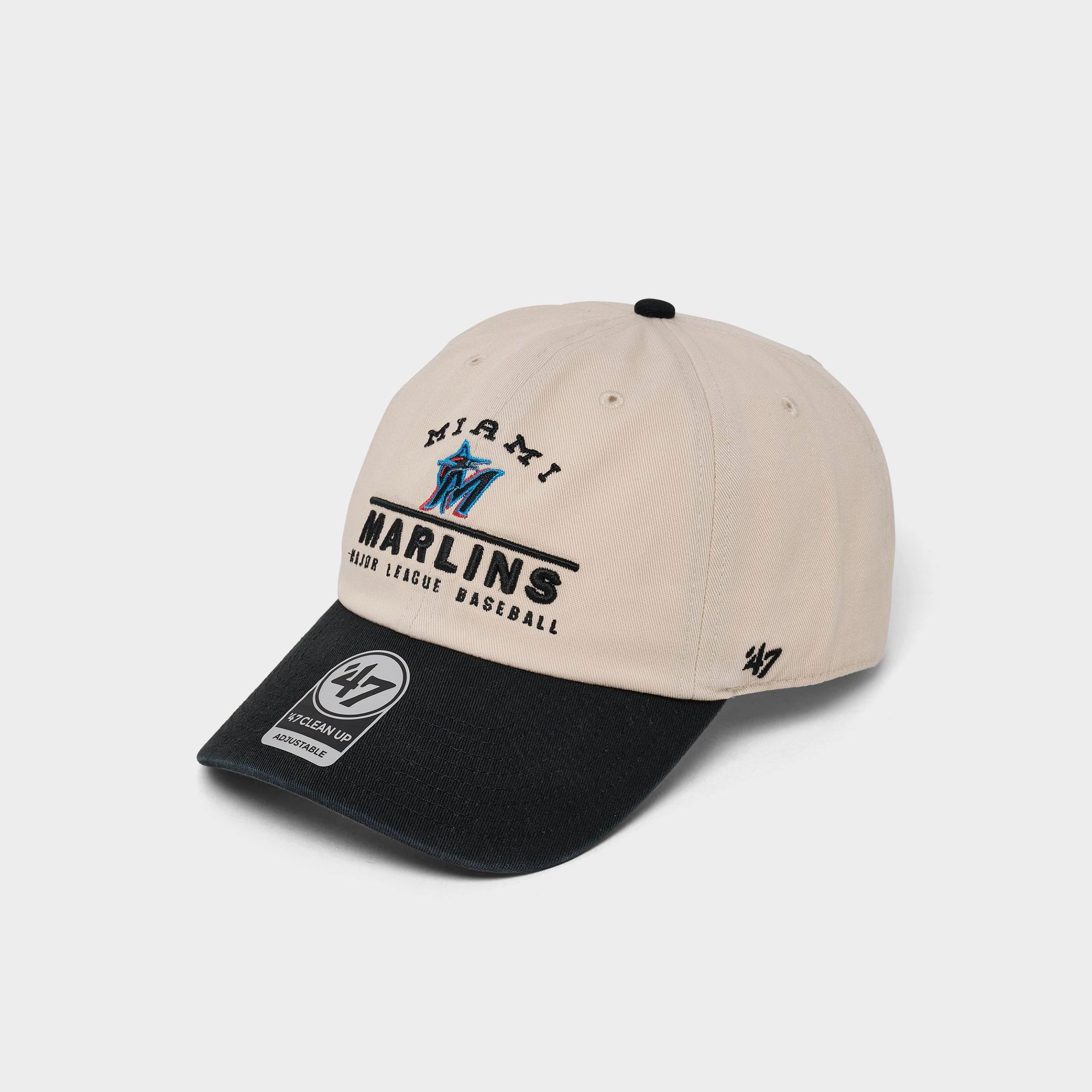 '47 Miami Marlins MLB Windham Clean Up Strapback Hat