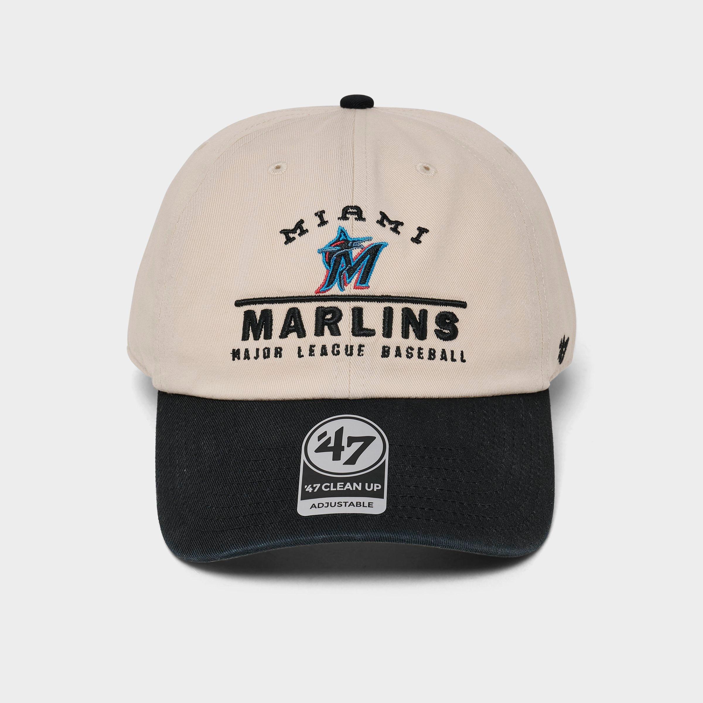 '47 Miami Marlins MLB Windham Clean Up Strapback Hat