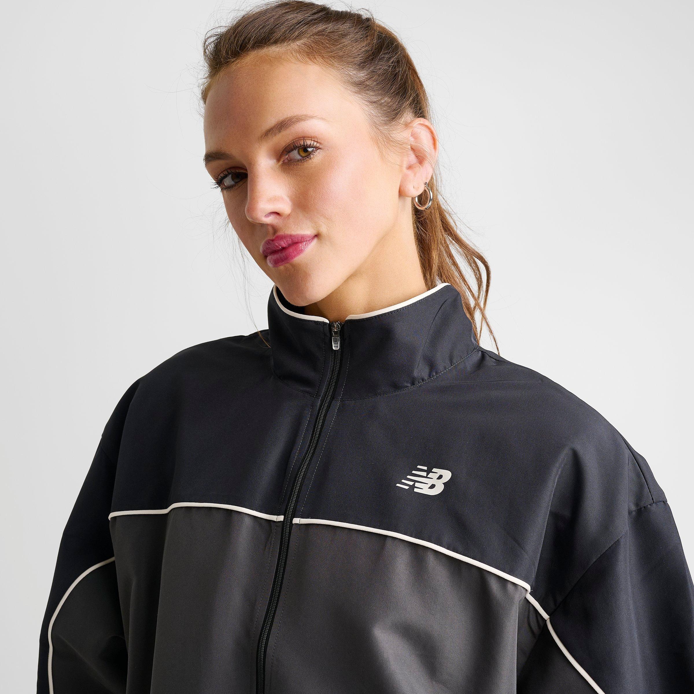 Women's New Balance Trackside Woven Full-Zip Jacket