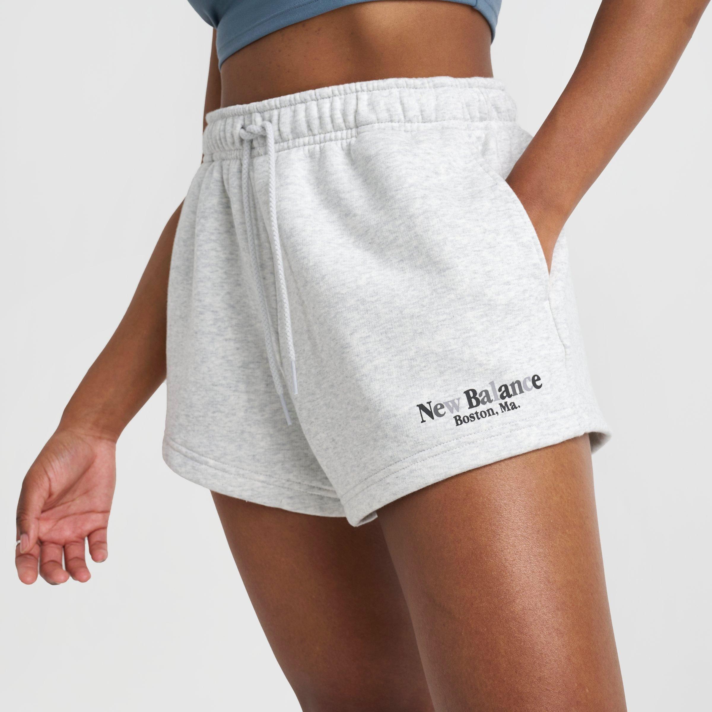 Women's New Balance Logo Fleece Shorts