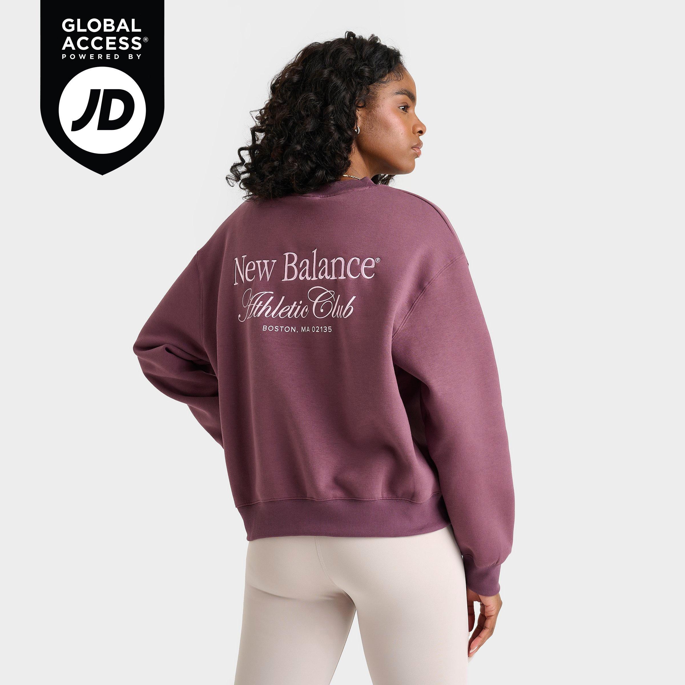 Women's New Balance Linear Club Crewneck Sweatshirt | JD Sports