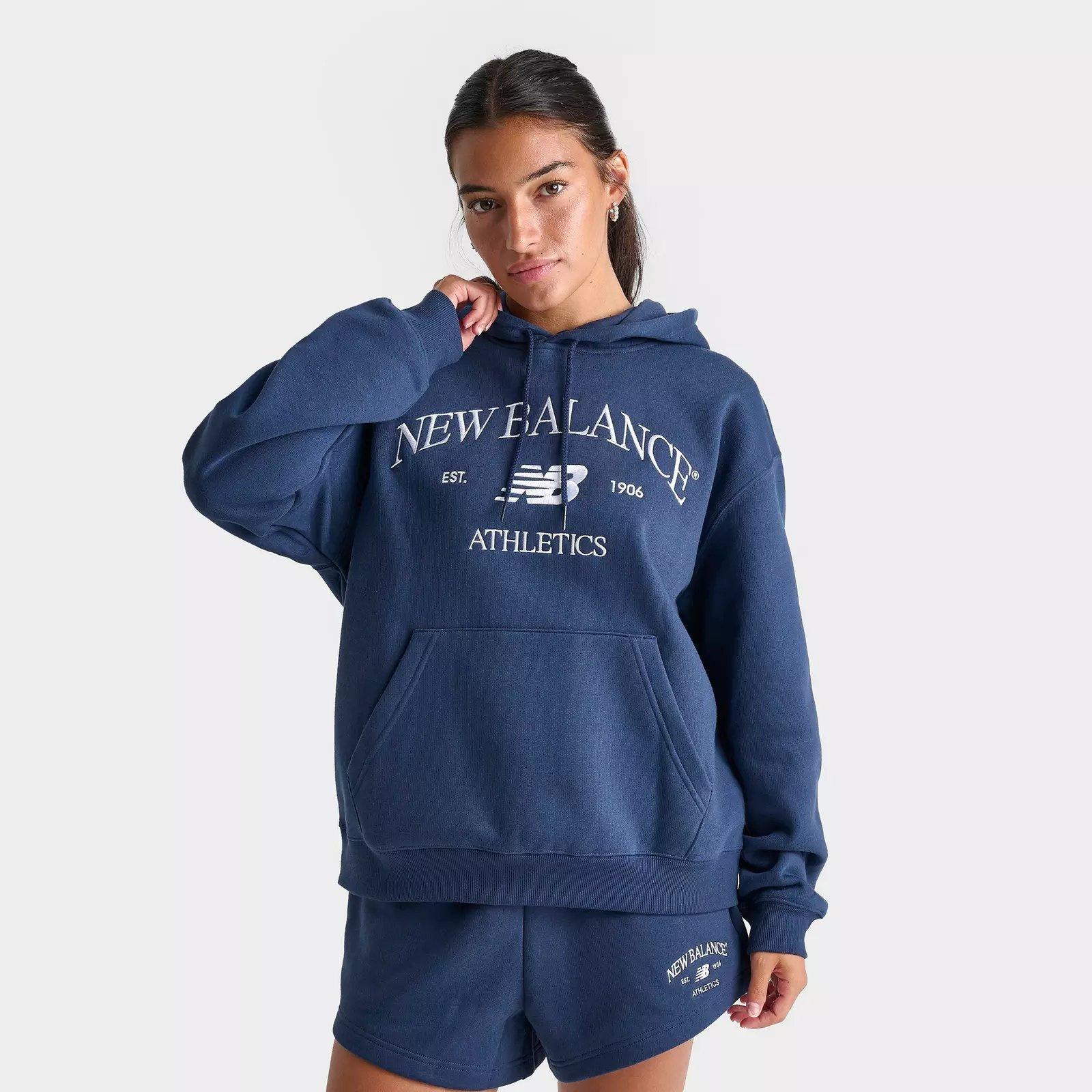 Women's New Balance Rise Pullover Hoodie | JD Sports