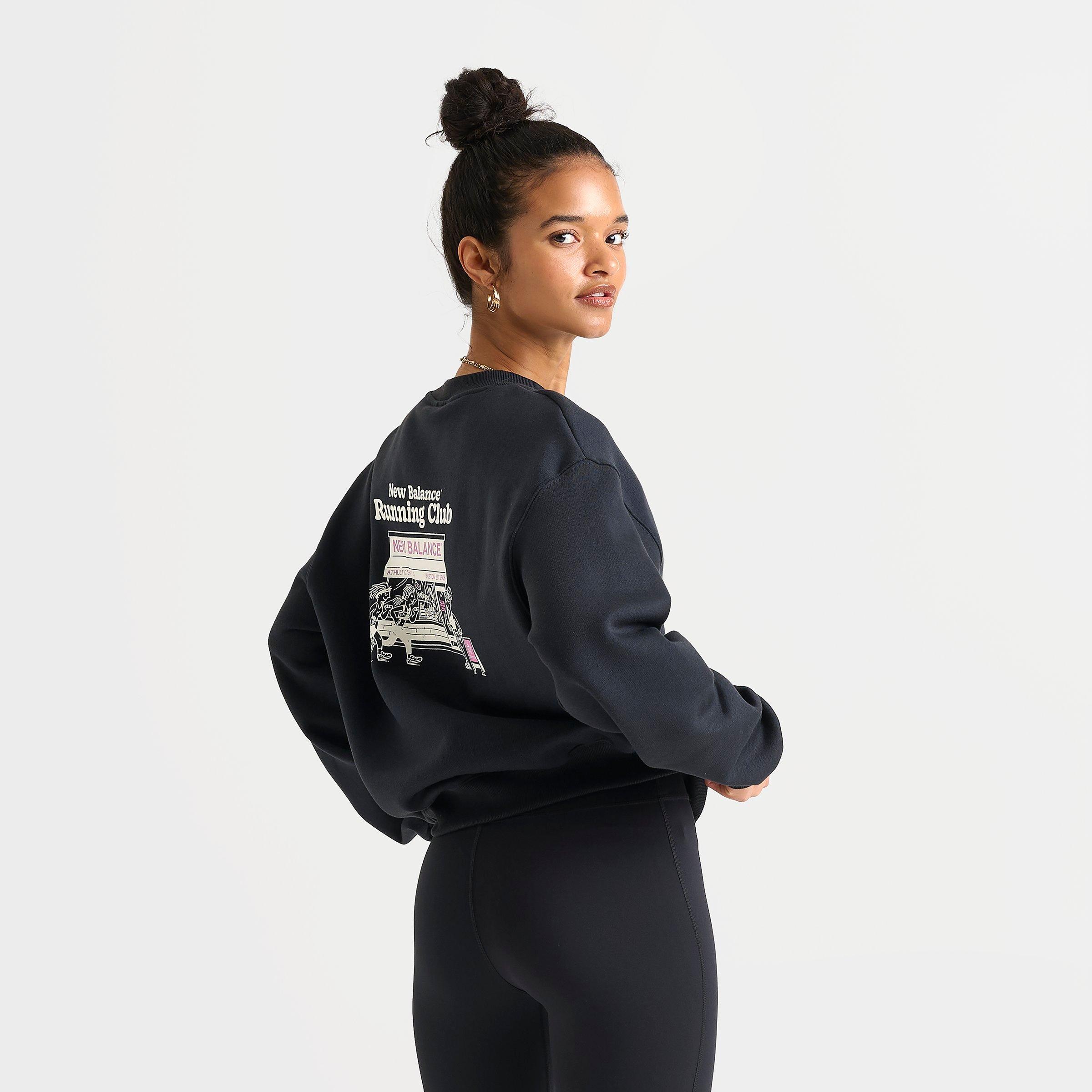 Women's New Balance Running Club Crewneck Sweatshirt