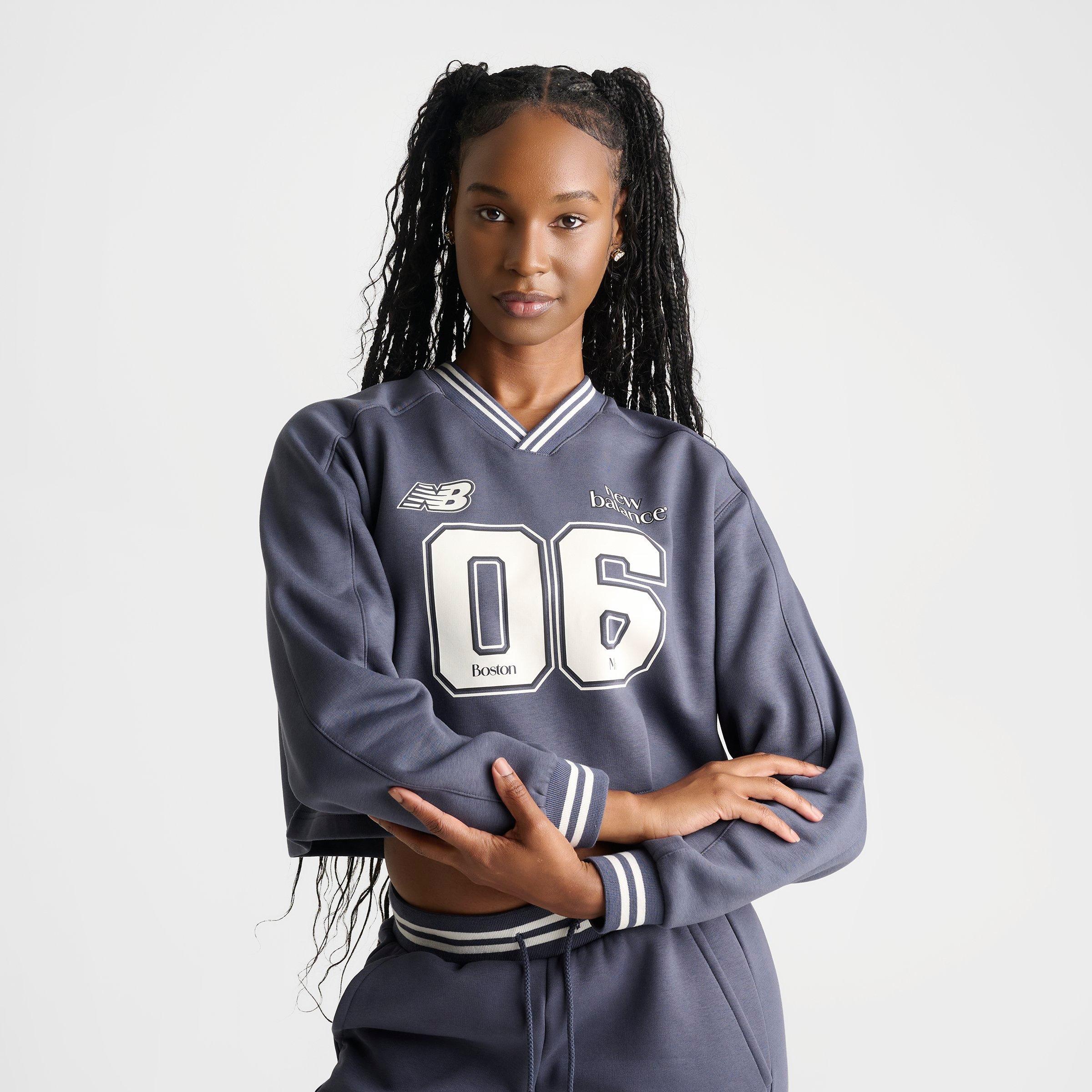 Women's New Balance Boston '06 Fleece Cropped Jersey