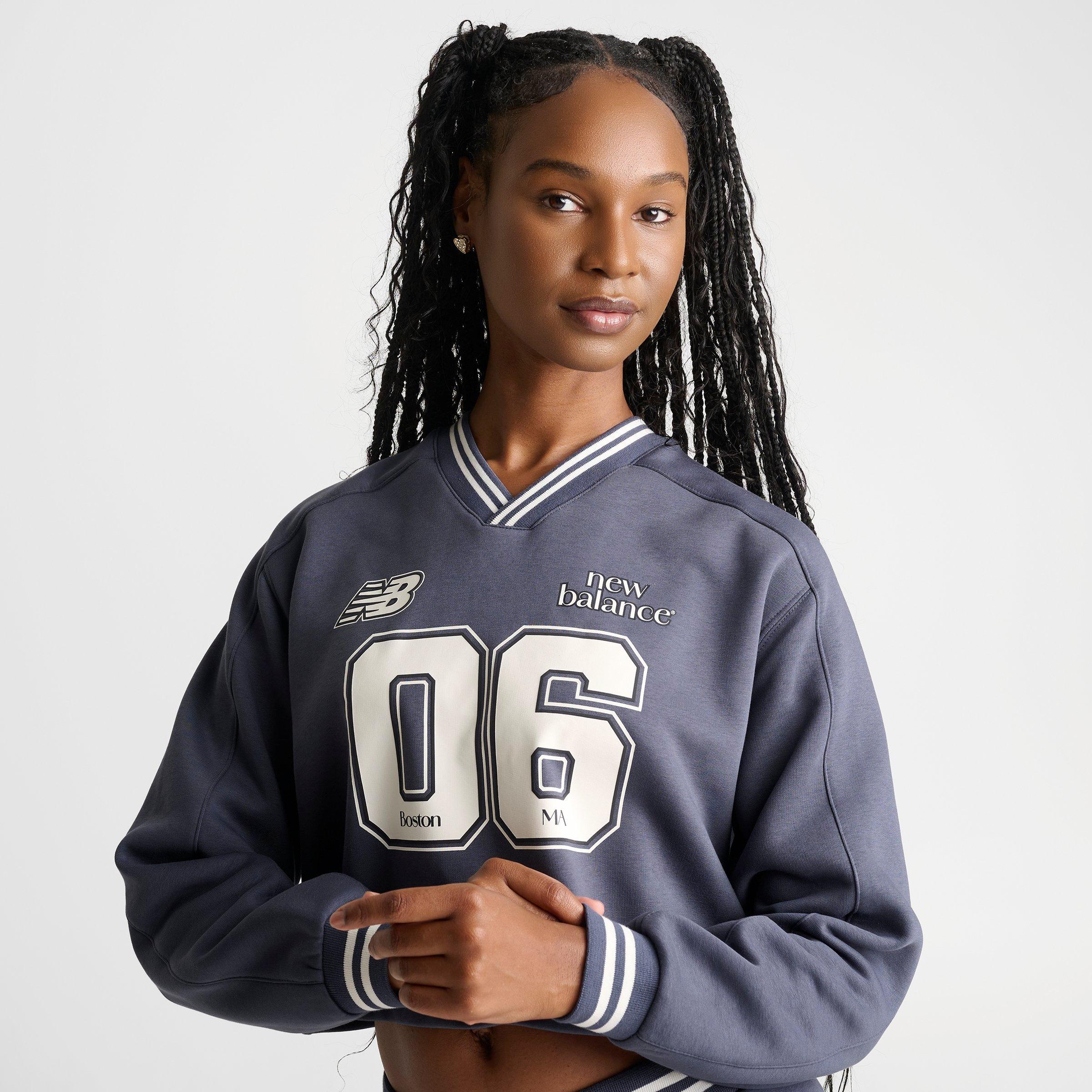 Women's New Balance Boston '06 Fleece Cropped Jersey