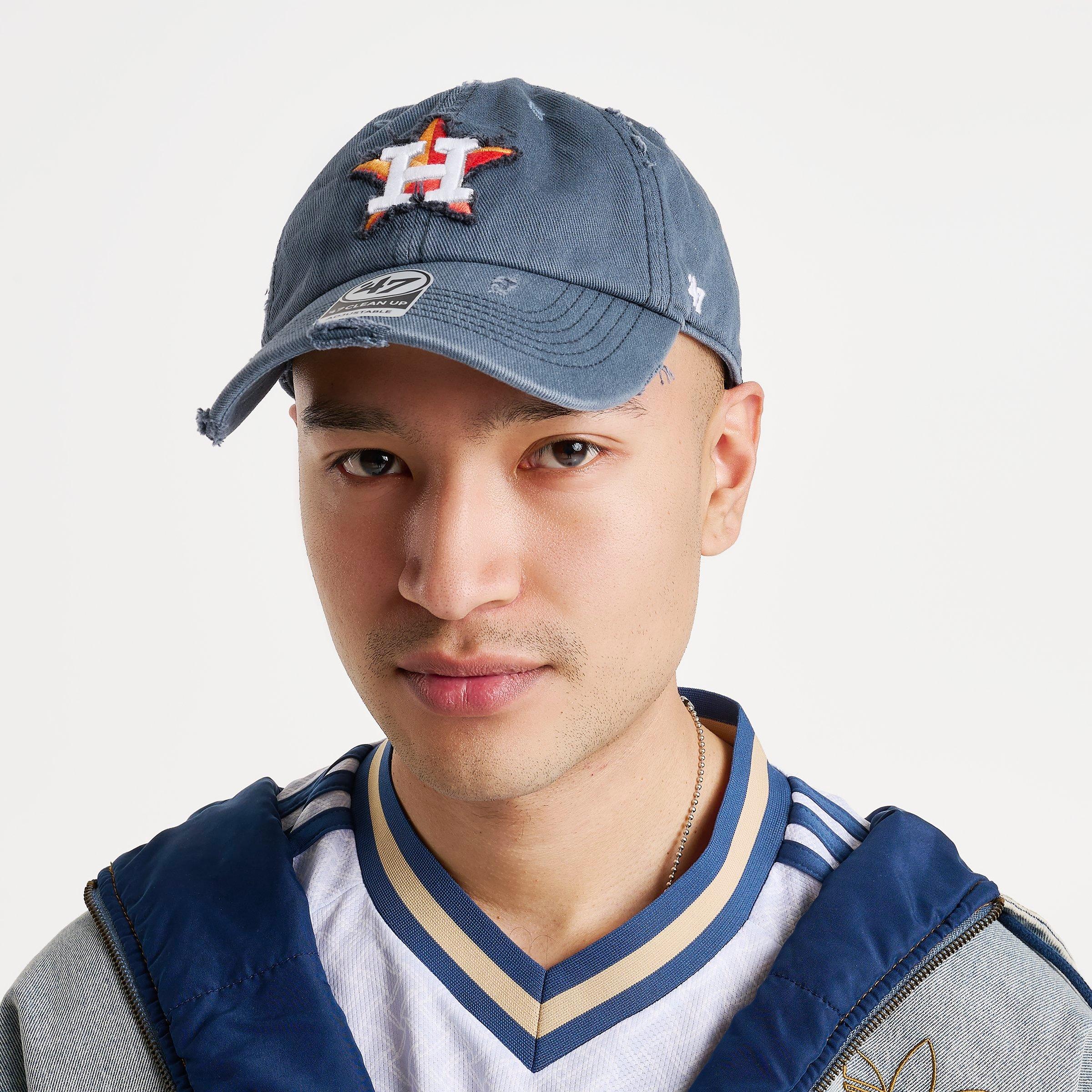 '47 Houston Astros MLB Weathered Clean Up Strapback Hat