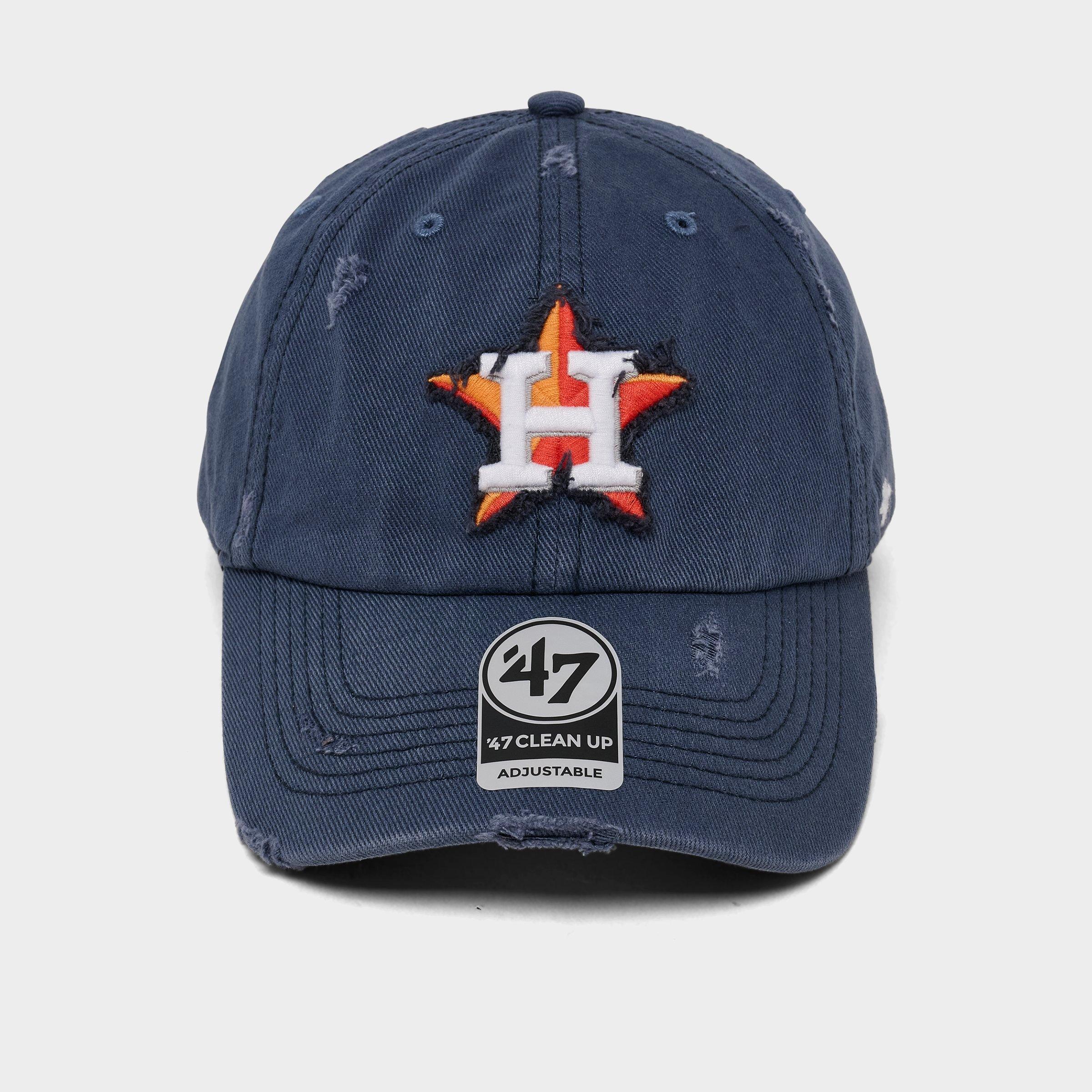 '47 Houston Astros MLB Weathered Clean Up Strapback Hat