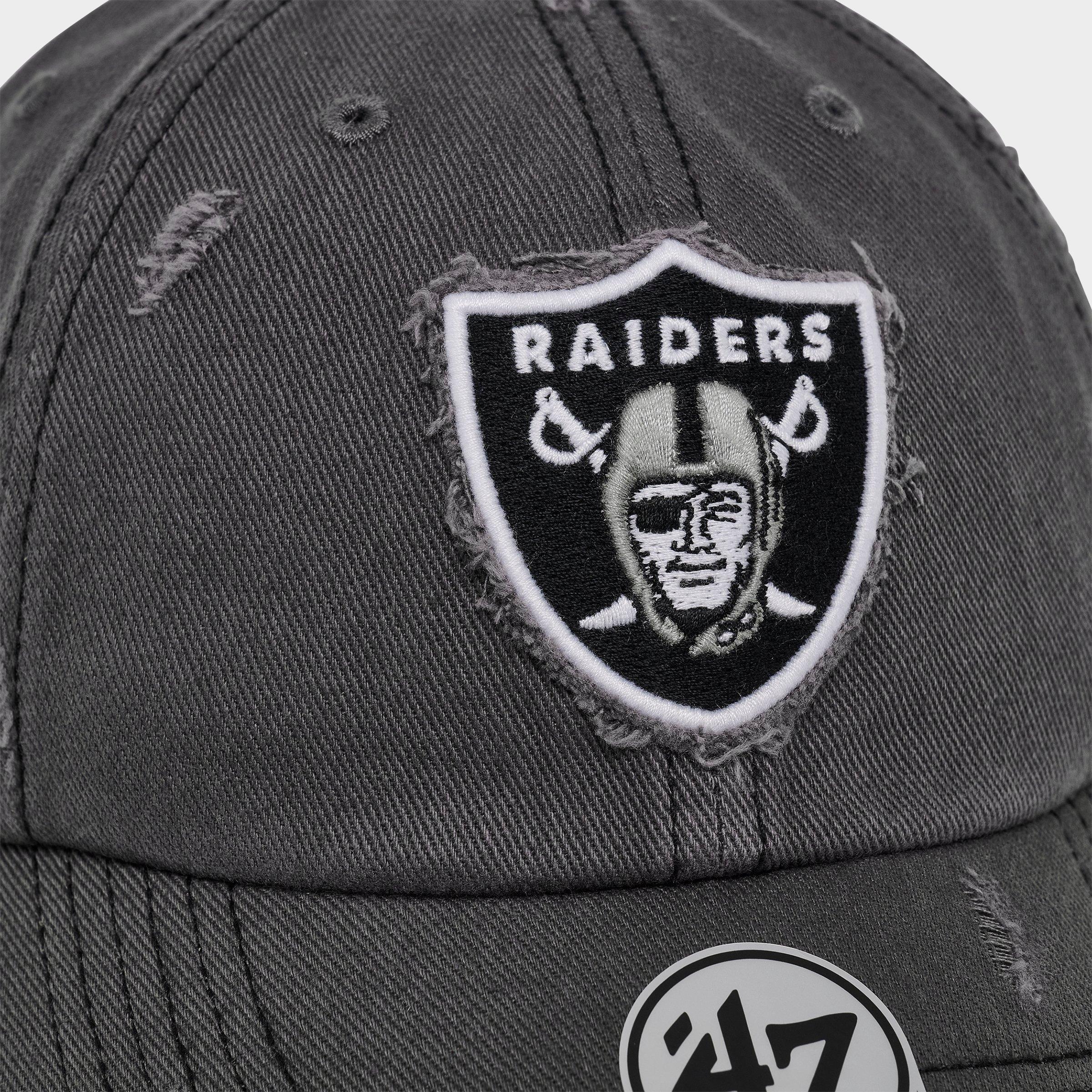 '47 Las Vegas Raiders NFL Weathered Clean Up Strapback Hat
