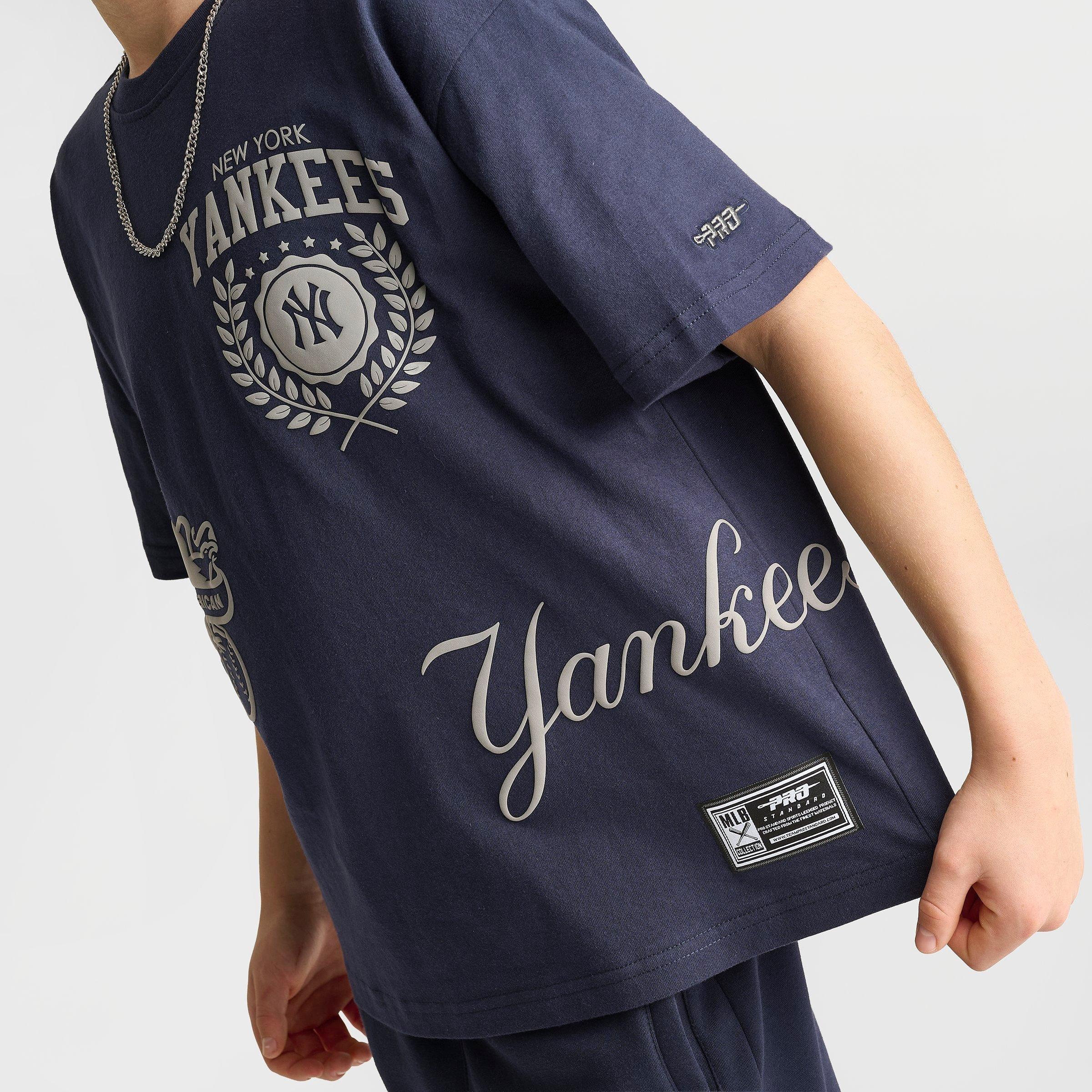 Big Kids' Pro Standard New York Yankees MLB Multi Logo T-Shirt