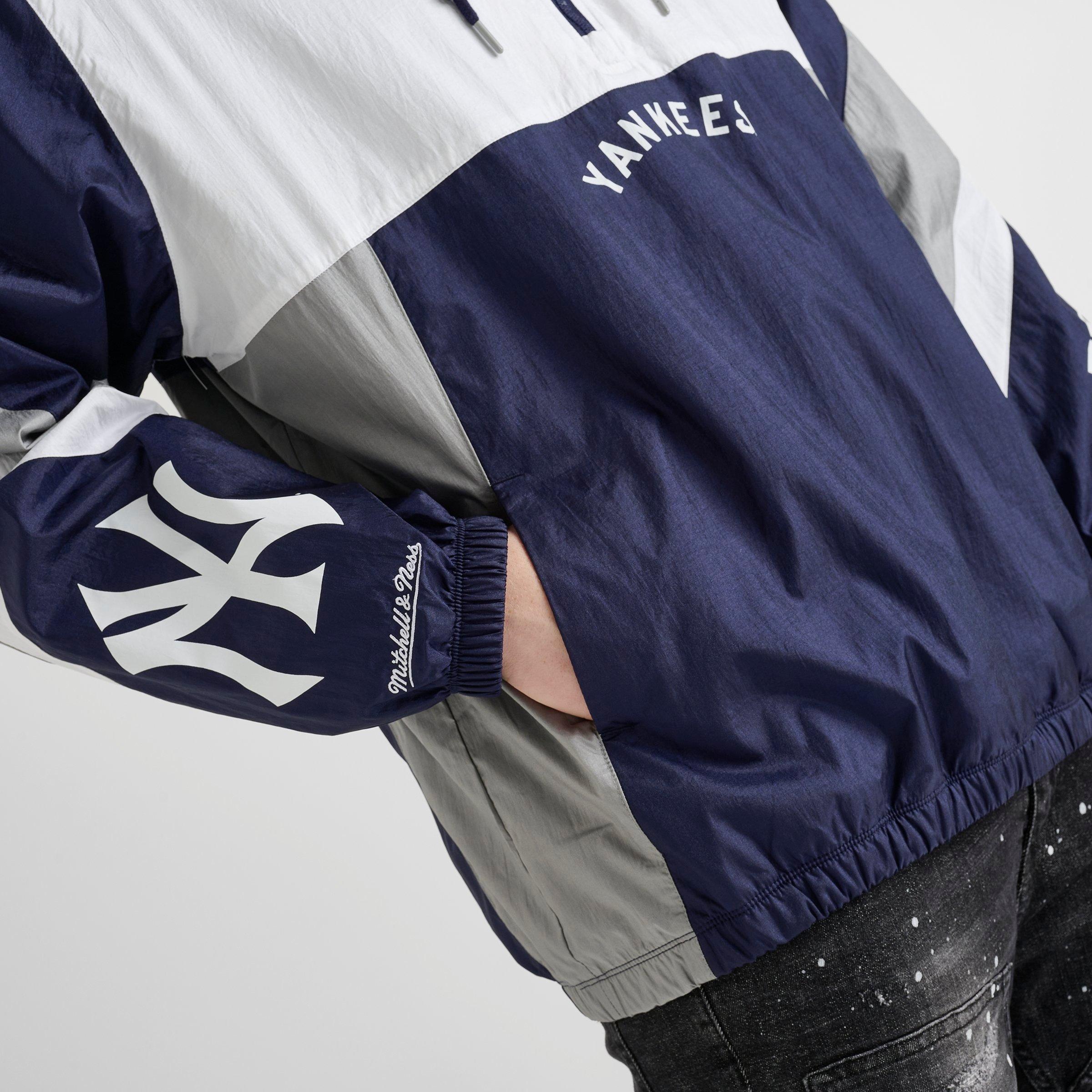 Men's Mitchell & Ness New York Yankees MLB Team Origins Anorak Windbreaker Jacket