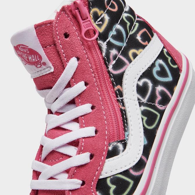 Pink high top vans sales kids