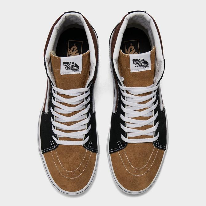 Vans off the wall hotsell shoes black and brown